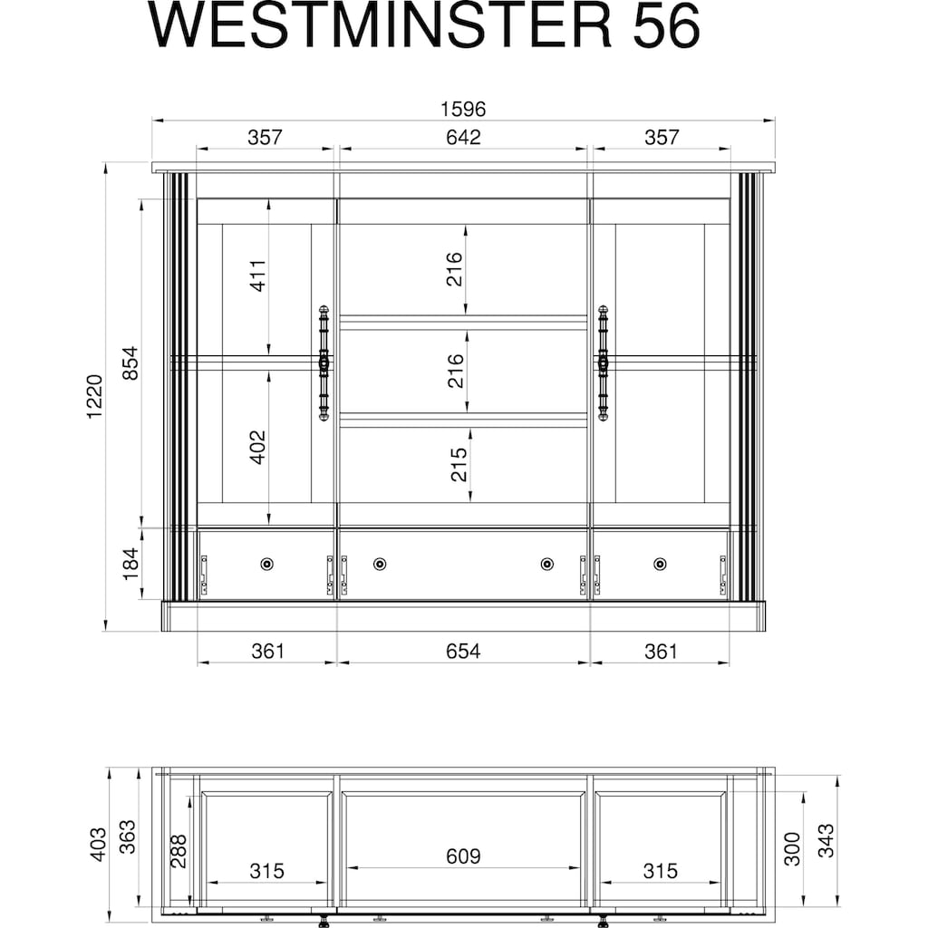 Home affaire Highboard »Westminster«