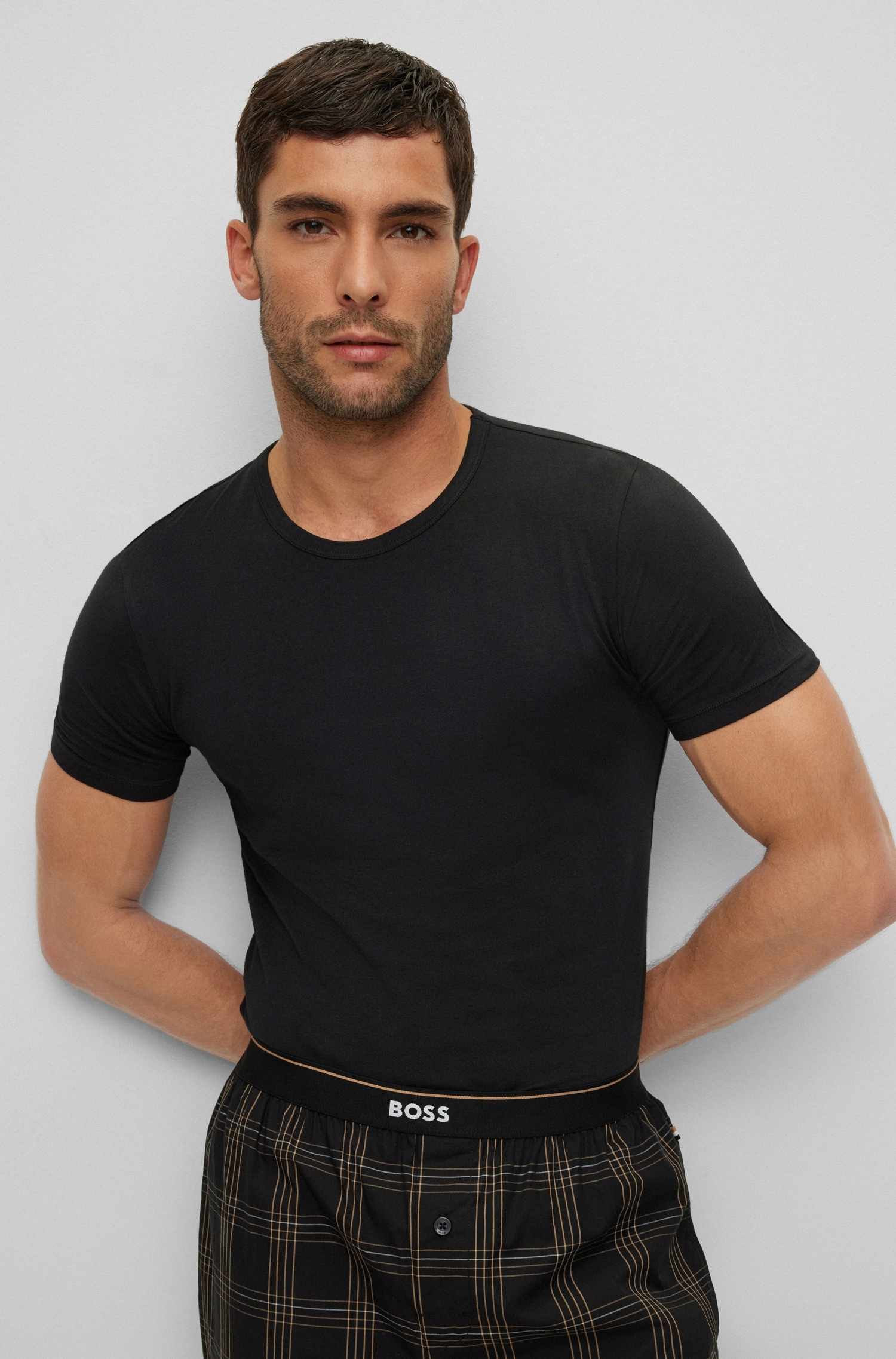 BOSS T-Shirt, (Packung, 2 tlg.)