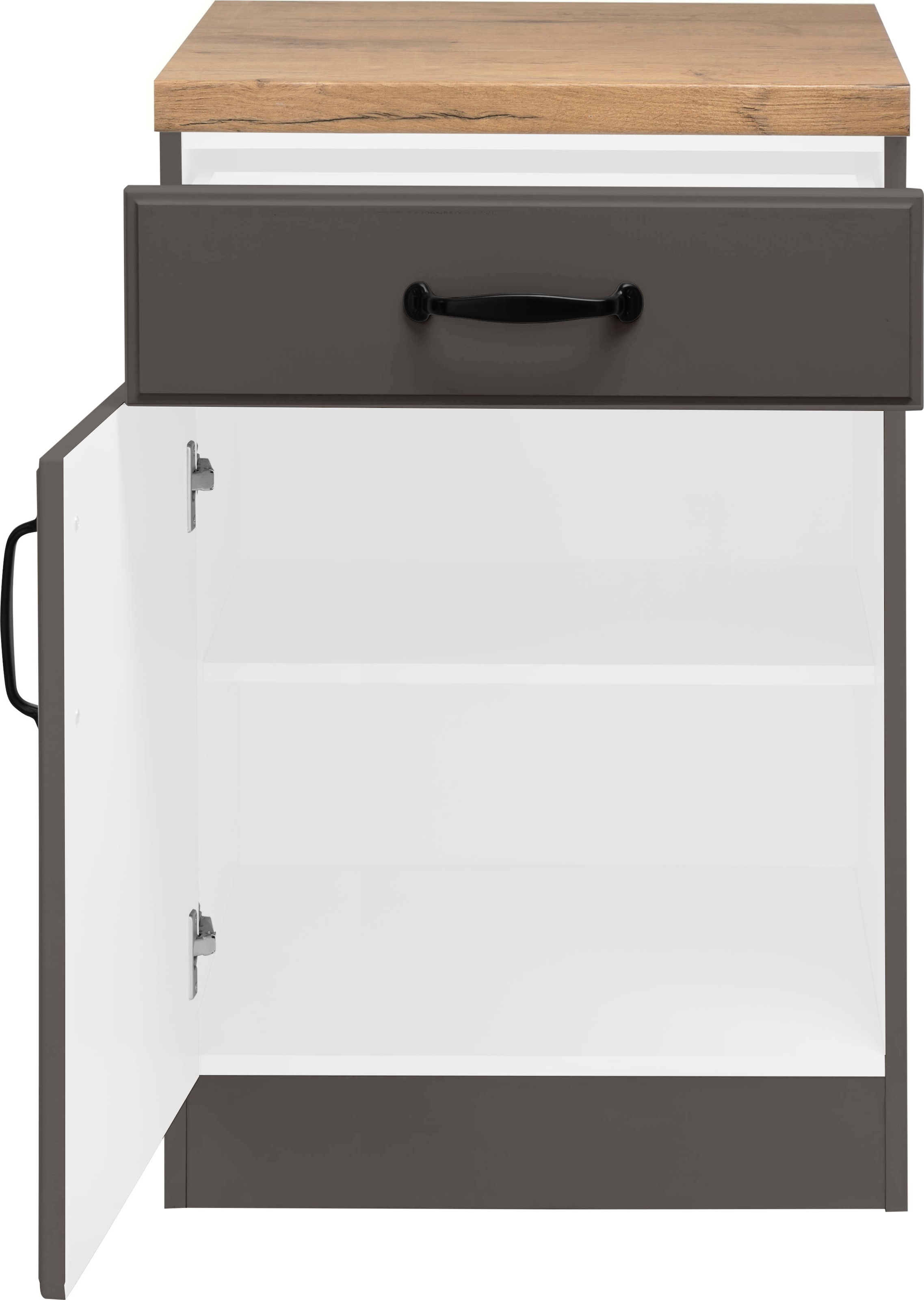 wiho Küchen Unterschrank »Erla«, 60 cm breit mit Kassettenfront
