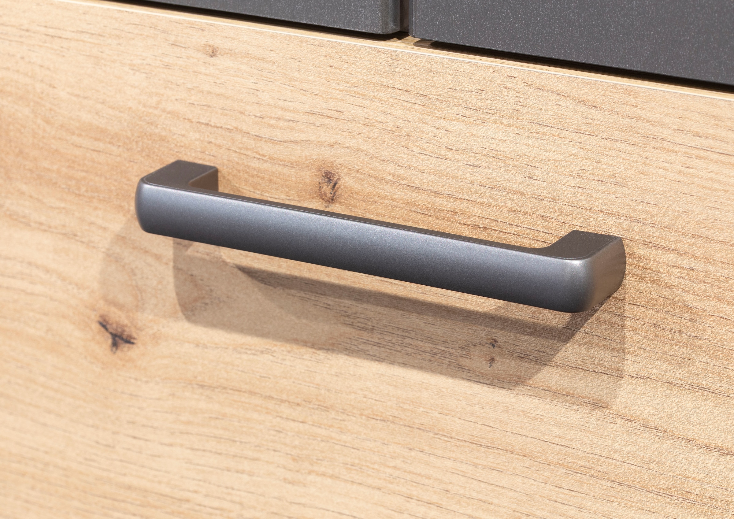 rauch Drehtürenschrank »Kleiderschrank Schrank Garderobe Wäscheschrank BARI mit Spiegel«, mit Schubasten außen, moderner Griff in Graumetallic MADE IN GERMANY
