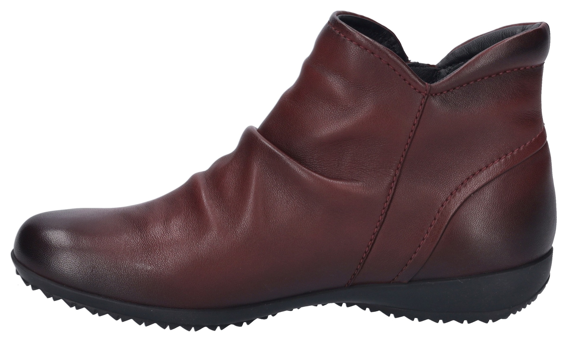 Josef Seibel Schlupfboots »Naly 41«, Stiefelette, Komfortschuh mit gerafftem Schaft