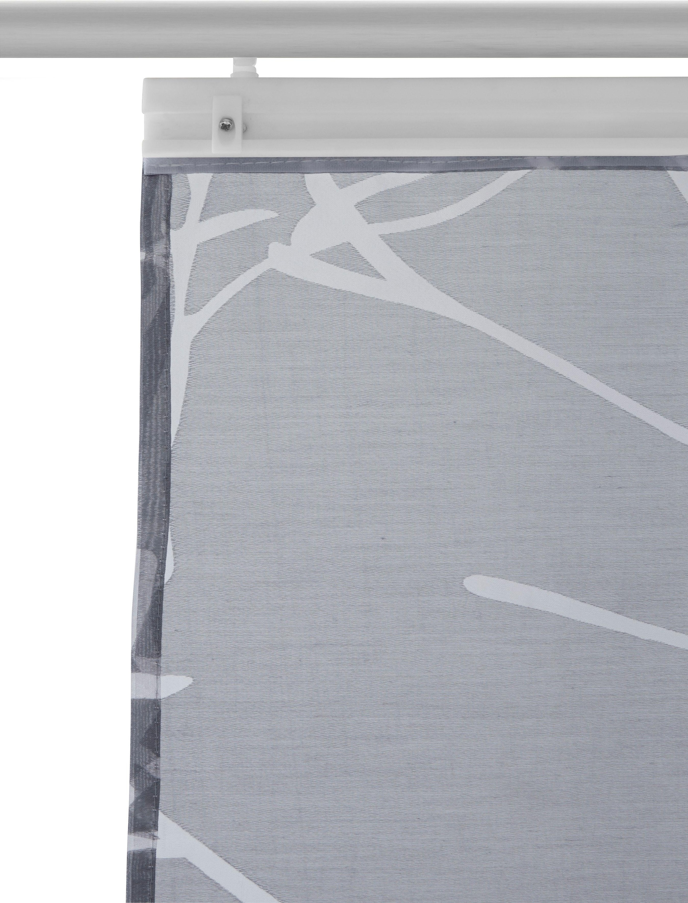 OTTO home Schiebegardine »Anna« Klettband 1 Stk. tlg. Inkl. Befestigungszubehör, Breite: 57 cm