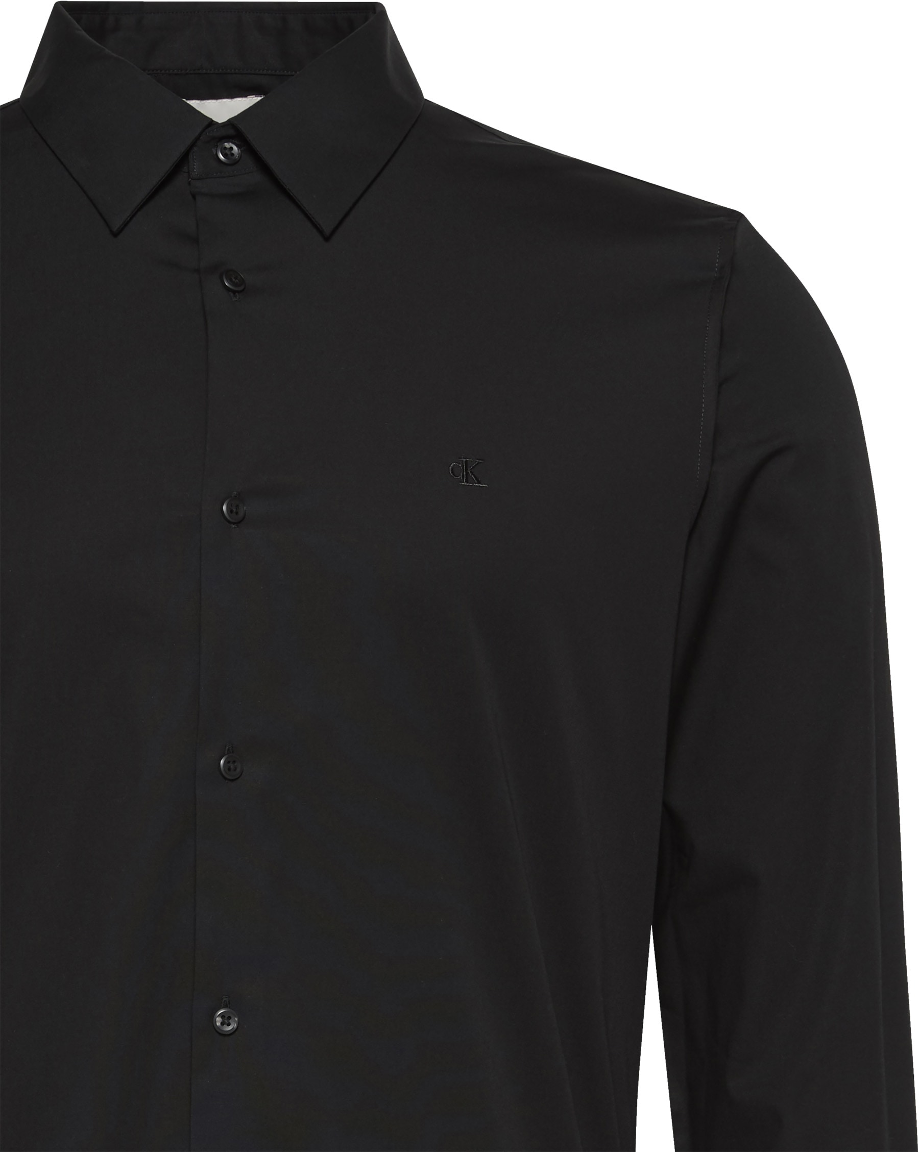 Calvin Klein Langarmhemd »LS SOLID STRETCH SLIM SHIRT«, in Unifarbe