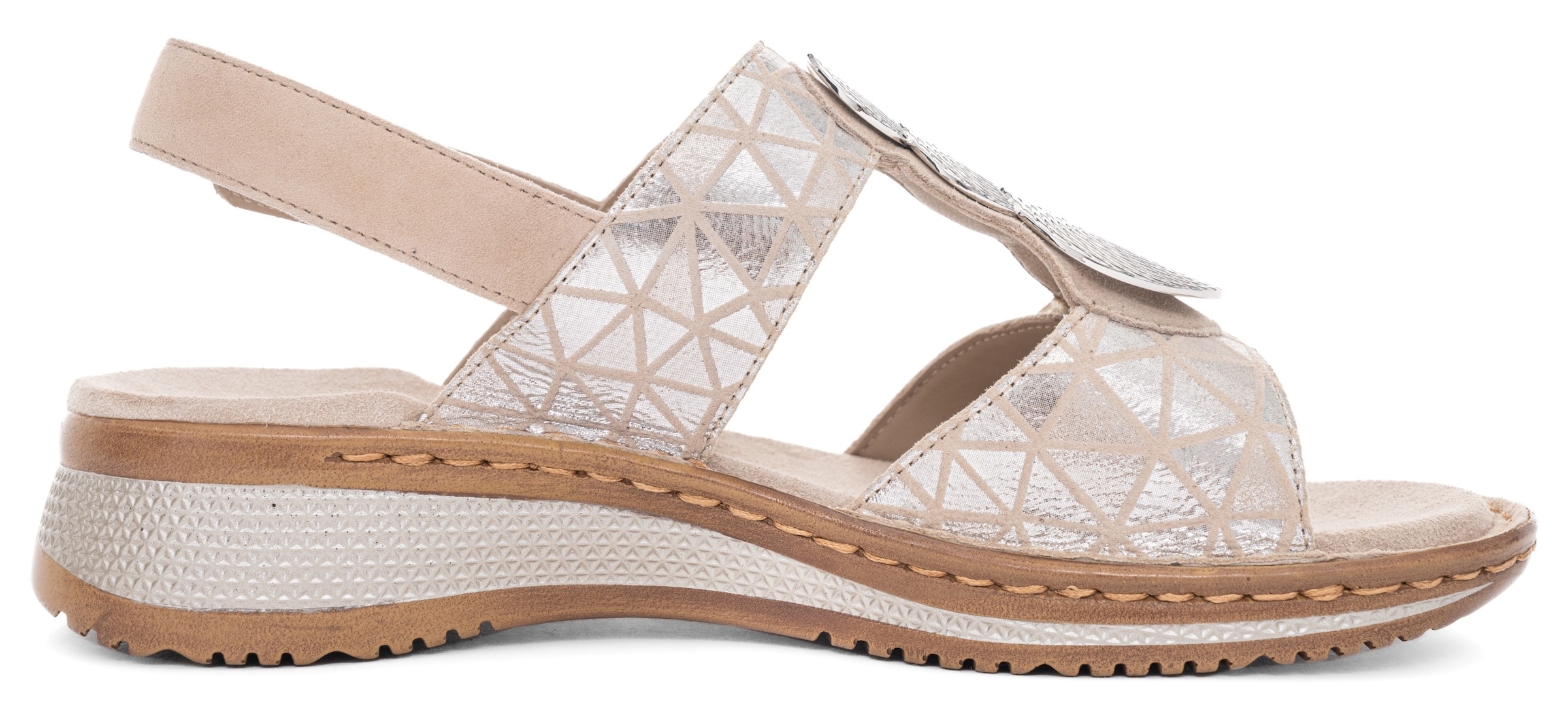 Ara Sandale »HAWAII«, Sommerschuh, Sandalette, Keilabsatz, in Bequemweite G (= weit)
