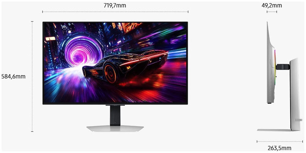 Samsung OLED-Monitor »S32FG810SU« 80 cm/32 ″  3840 x 2560 px 0,03 Reaktionszeit 240 Hz