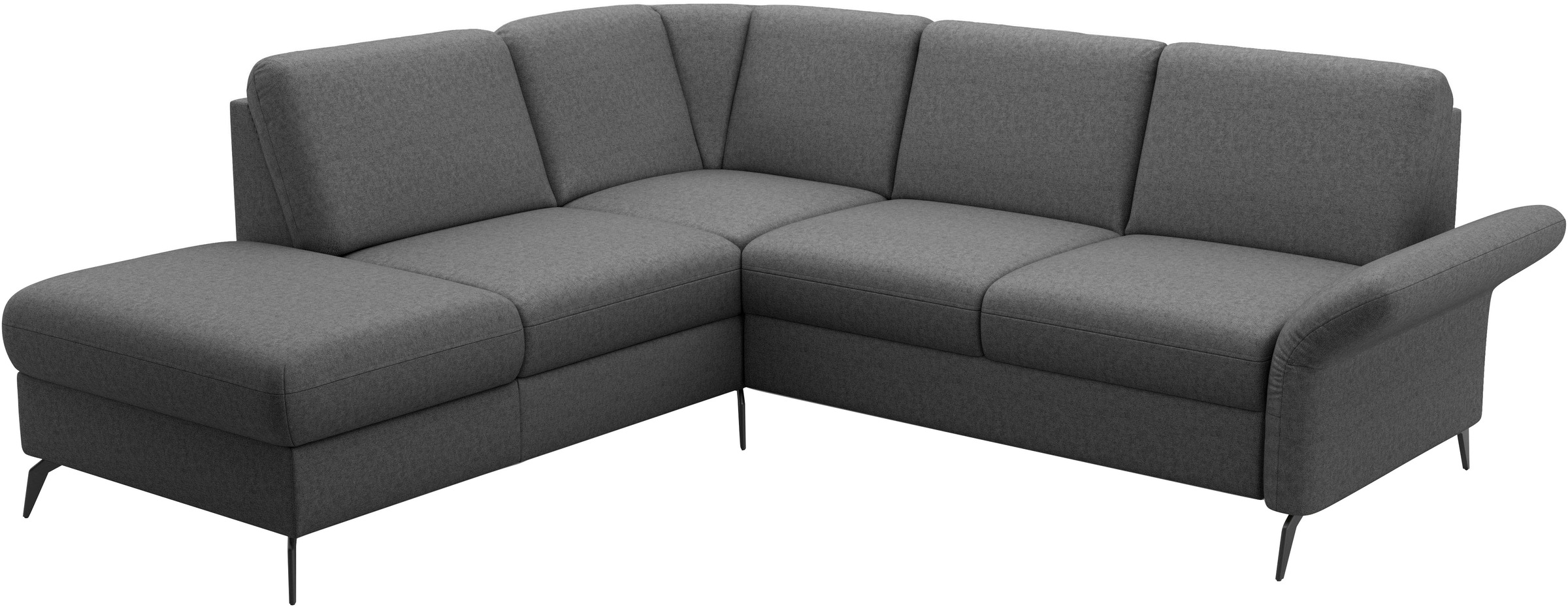Home affaire Ecksofa »Rochelle«, optional: Armteilverstellung, klappbar, Bettkasen