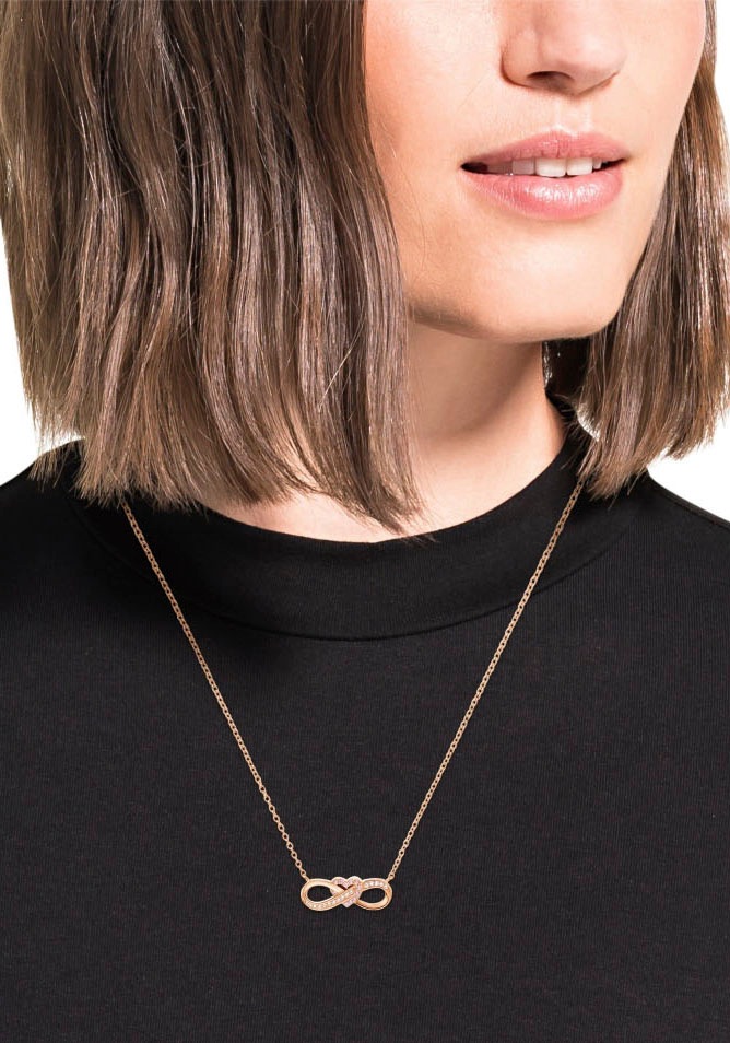 Amor Kette mit Anhänger »Infinity« mit Zirkonia (synth.)