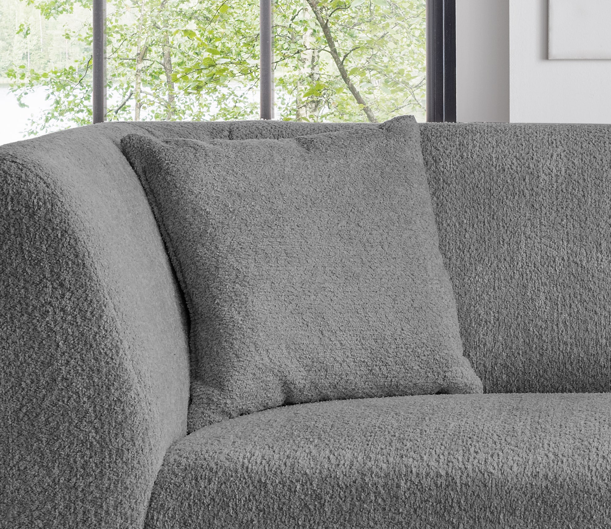 Home affaire Ecksofa »Lazio modern und bequem, schmale Armlehnen, tolle Detailverarbeitung« zwei verschiedene Fußfarben wählbar