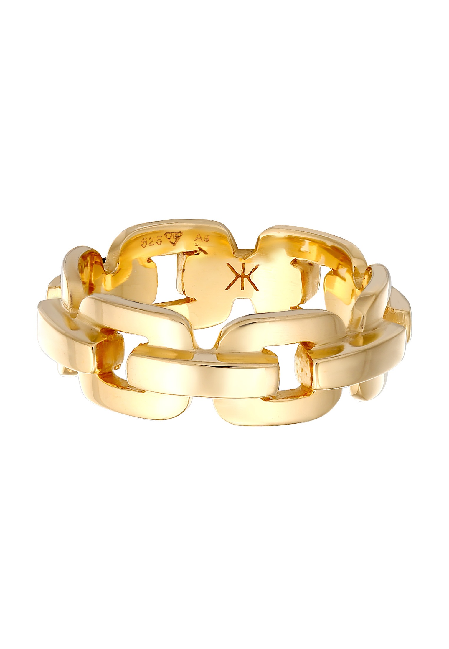 Kuzzoi Silberring »Ring Herren Anker Kettenring Trend 925 Silber«