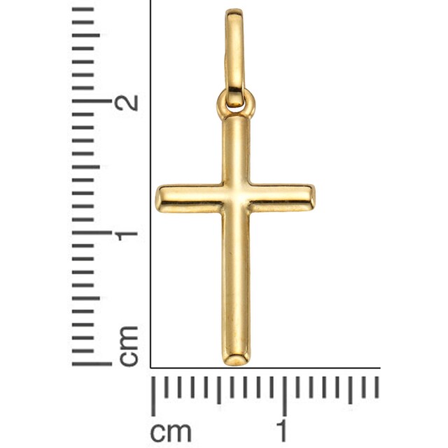 Firetti Kettenanhänger »glänzendes Kreuz, edel und massiv« auf Rechnung  bestellen