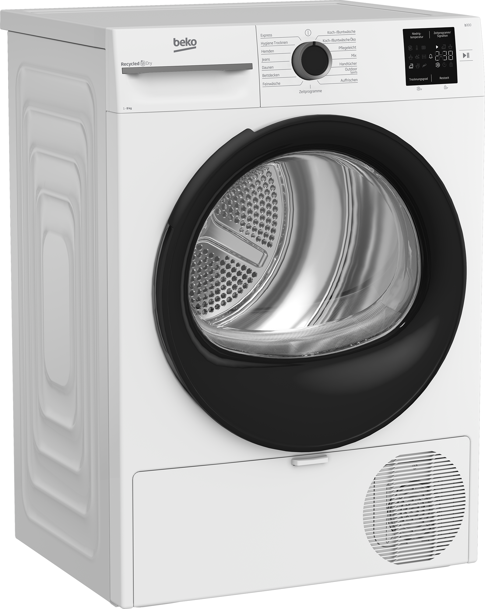 BEKO Wärmepumpentrockner »BMO3T382CW« AquaWave Schontrommel für besonders schonendes Trocknen