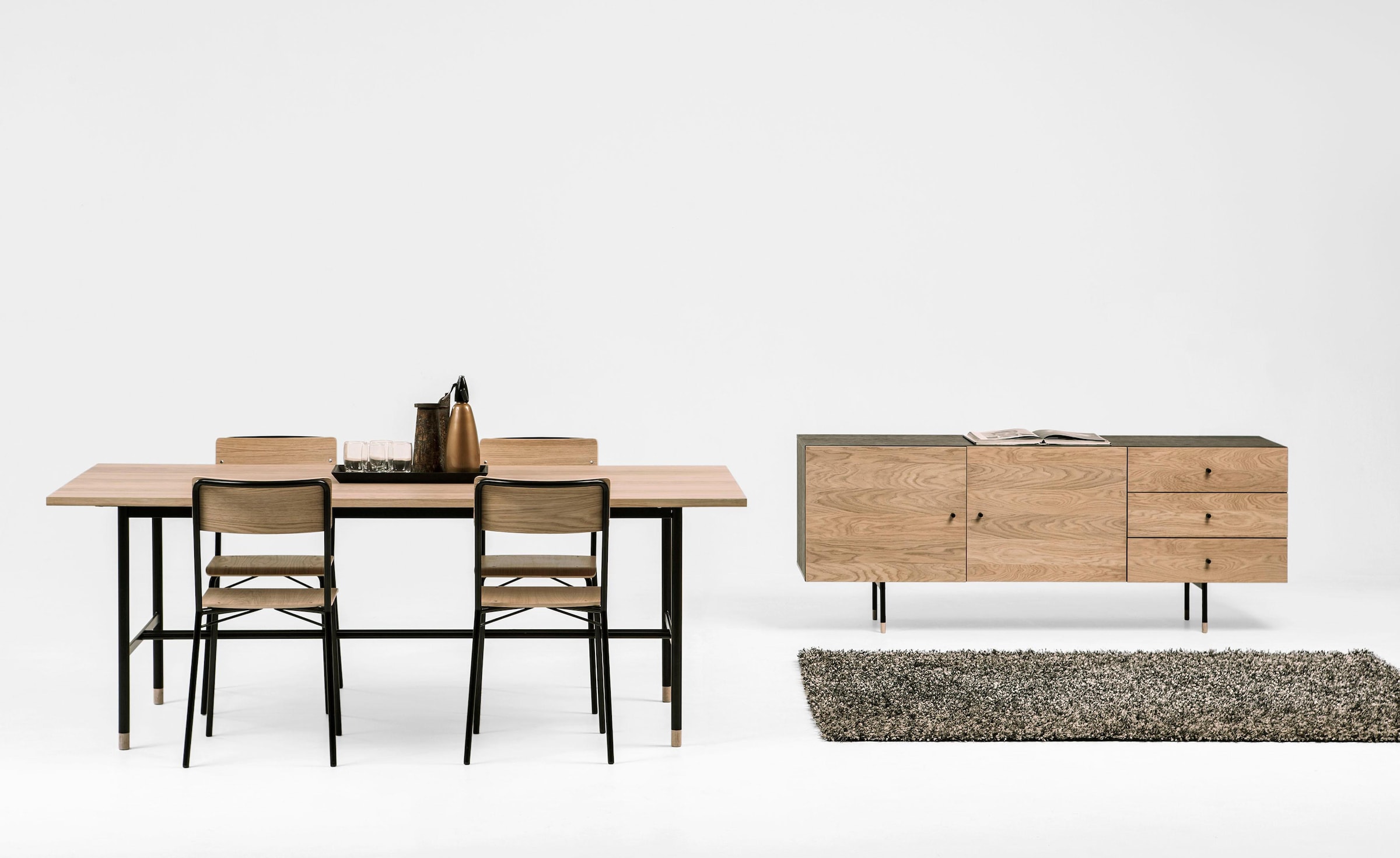 Woodman Sideboard »Daniel«, Kommode mit Soft-Close-Funktion, Breite 180 cm, FSC®
