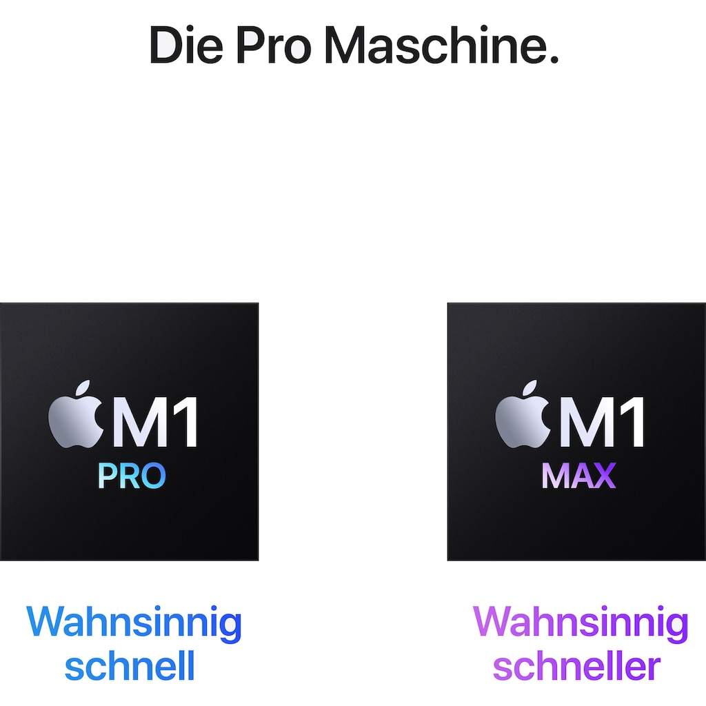 Apple Notebook »MacBook Pro 16 MK1A3«, 41,05 cm, / 16,2 Zoll, Apple, M1 Max, 1000 GB SSD