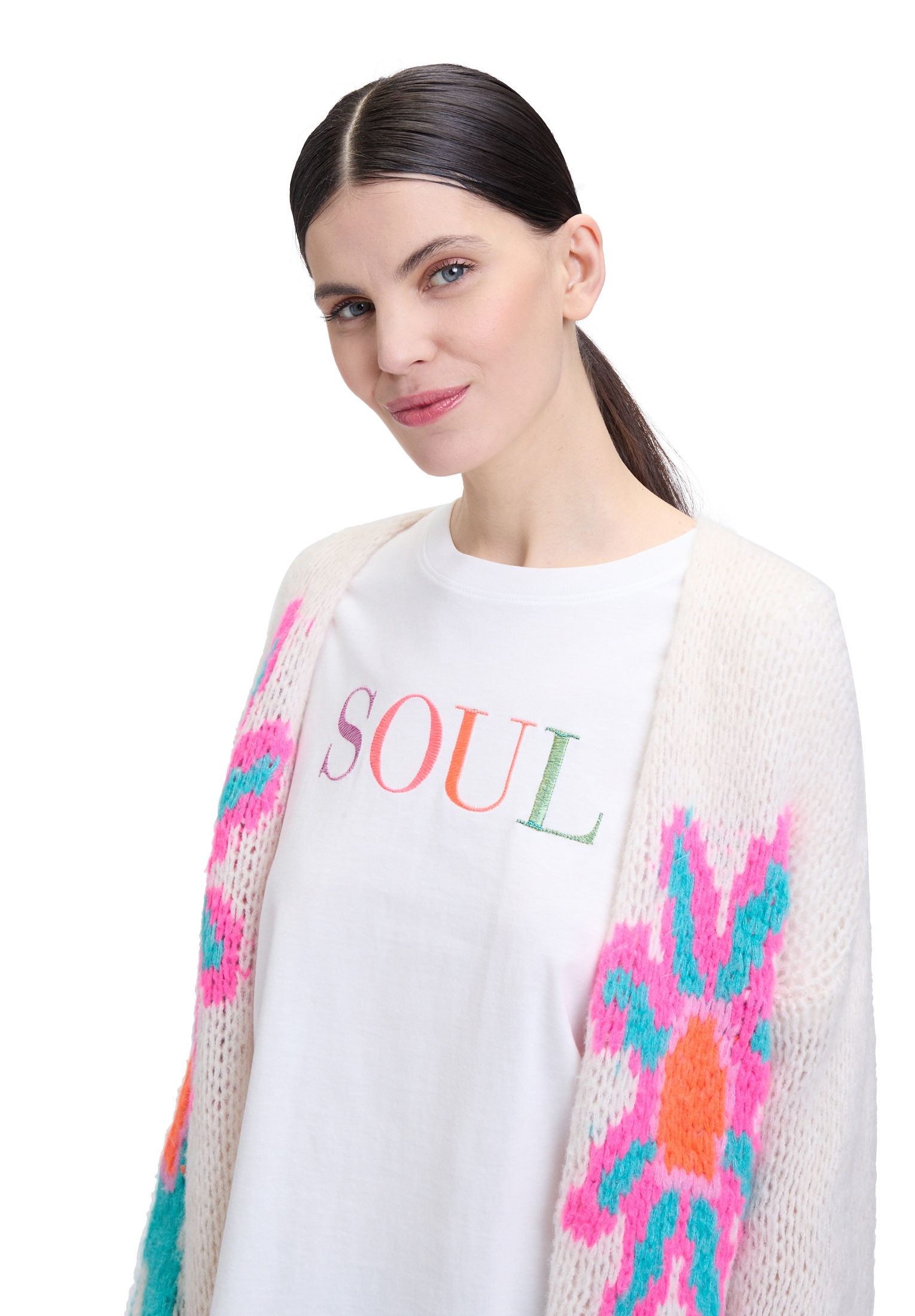Cartoon Cardigan »Strick-Cardigan mit Intarsie«
