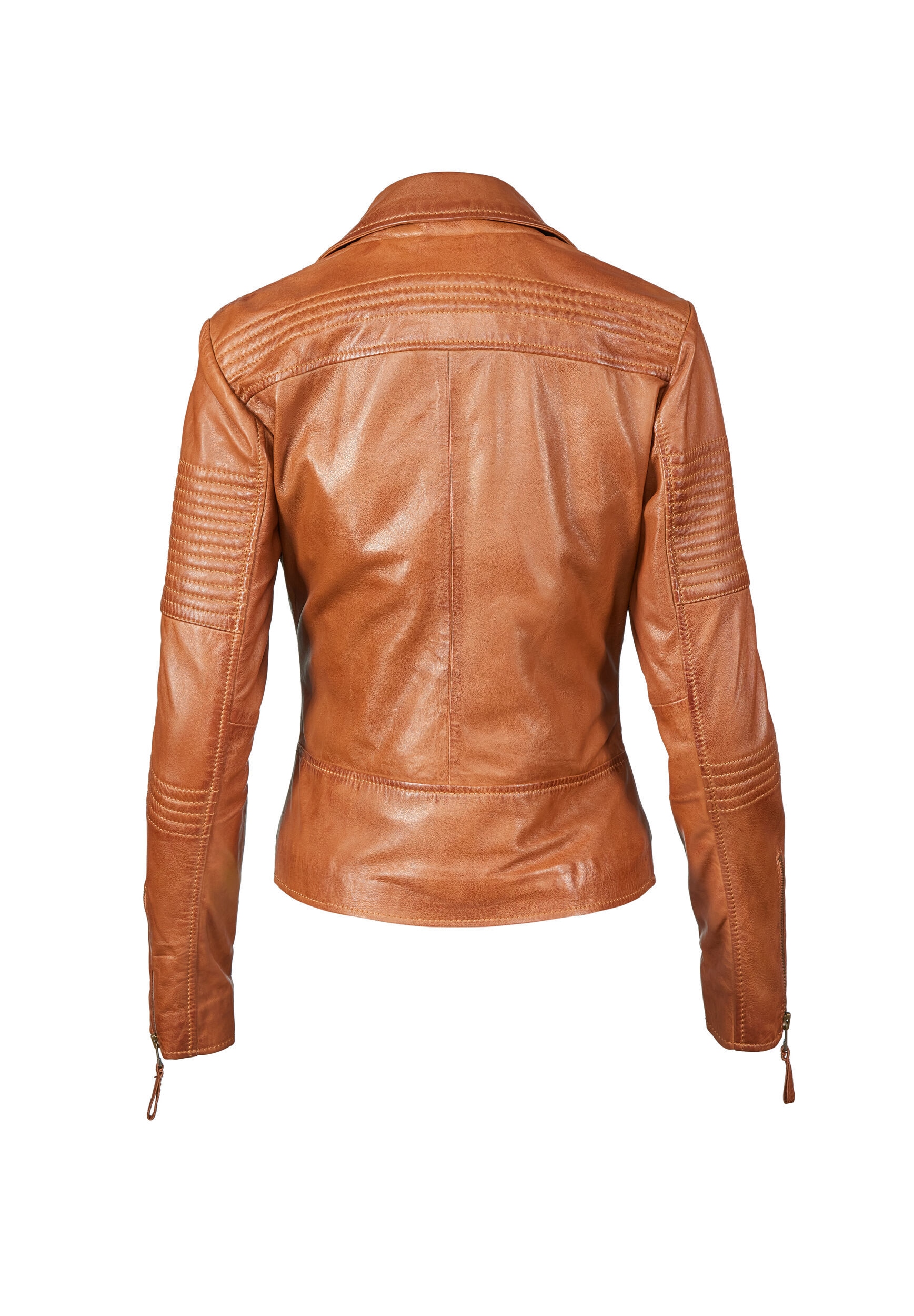 Apple of Eden Lederjacke »Apple of Eden Lederjacke AOE-114« ohne Kapuze aus weichem Leder