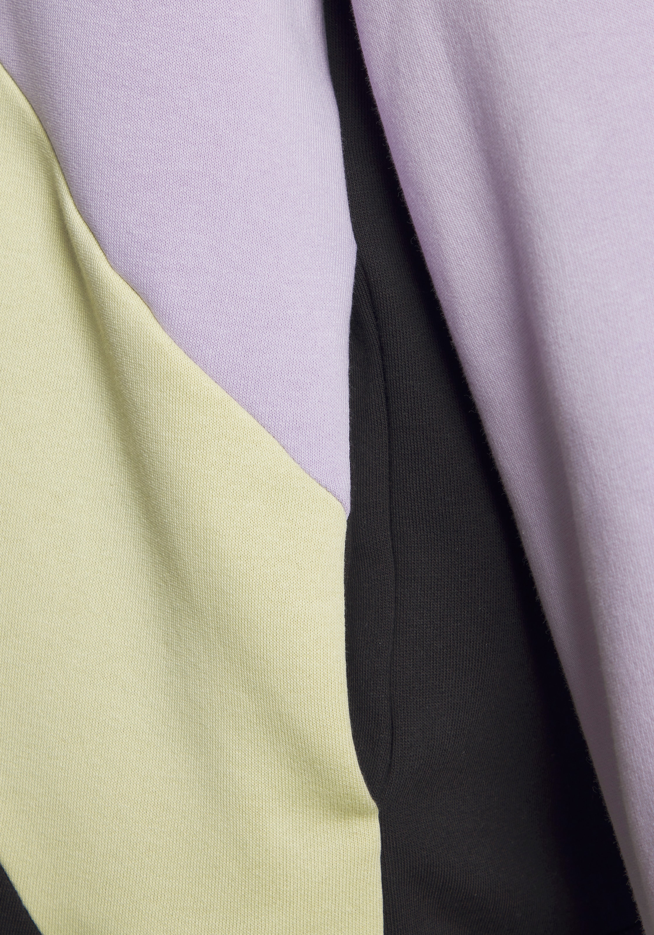 Buffalo Hoodie , mit modernem Colorblock-Muster, Loungewear
