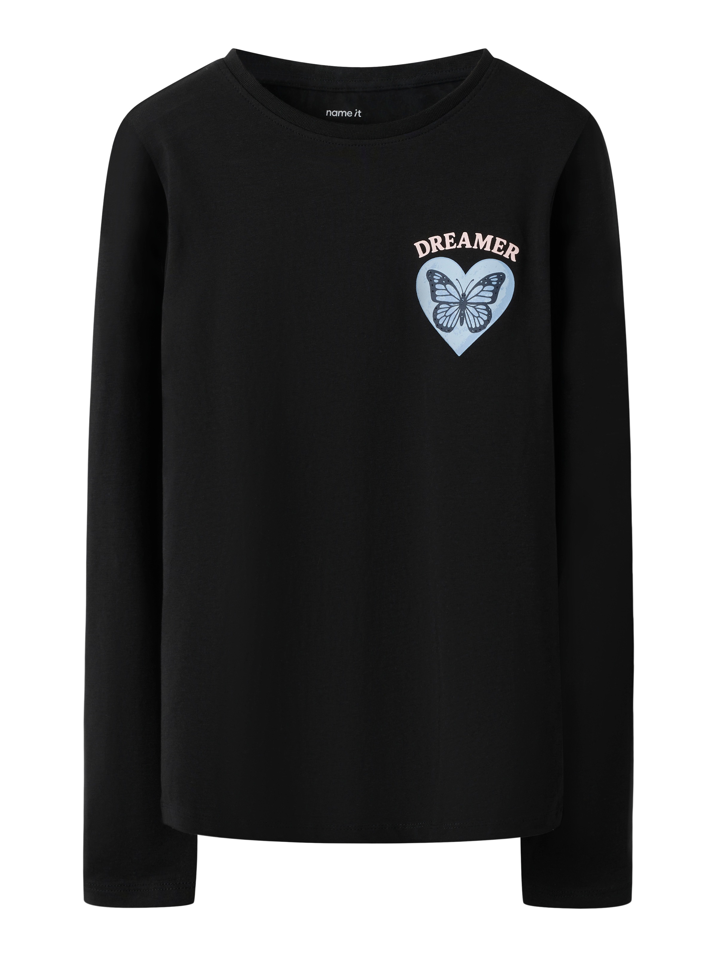 Name It Langarmshirt »NKFVIX LS TOP« Baumwollmischung, regular fit
