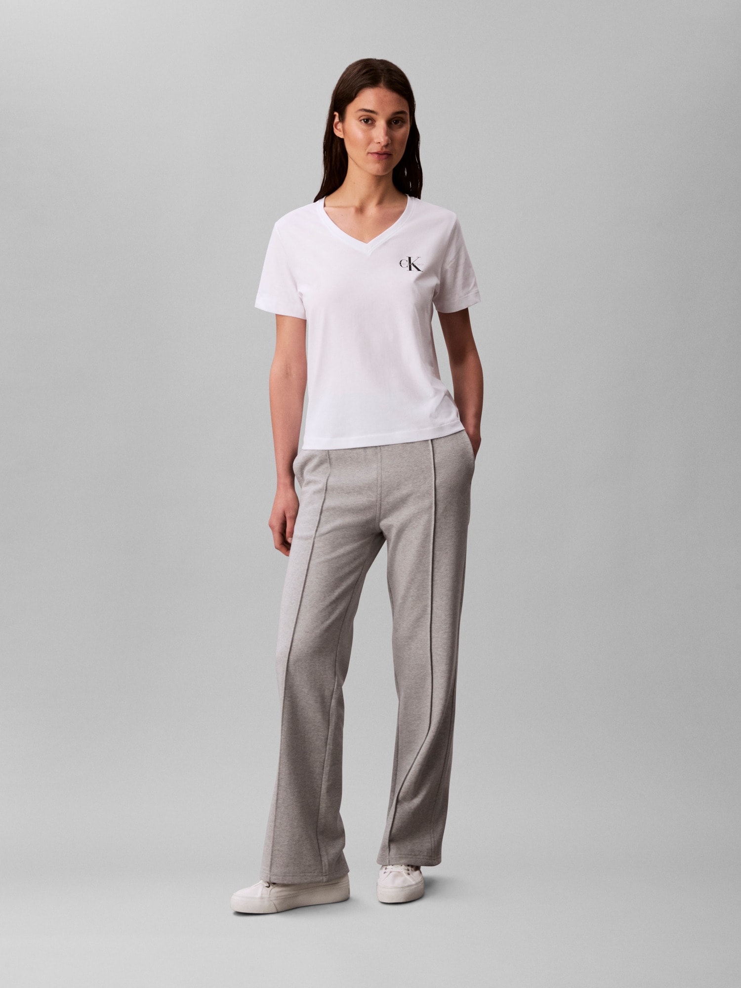 Calvin Klein Jeans T-Shirt »MONOLOGO VNK 2PACK TEE« Packung, 2er-Pack, 2 Stk. , Logoschriftzug