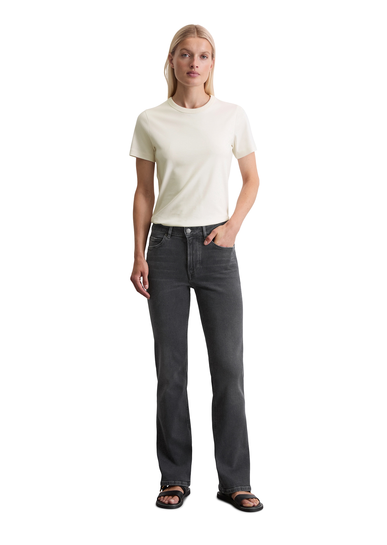 Marc O'Polo 5-Pocket-Jeans »KIRUNA«, flared aus Organic-Cotton-Mix-Stretch