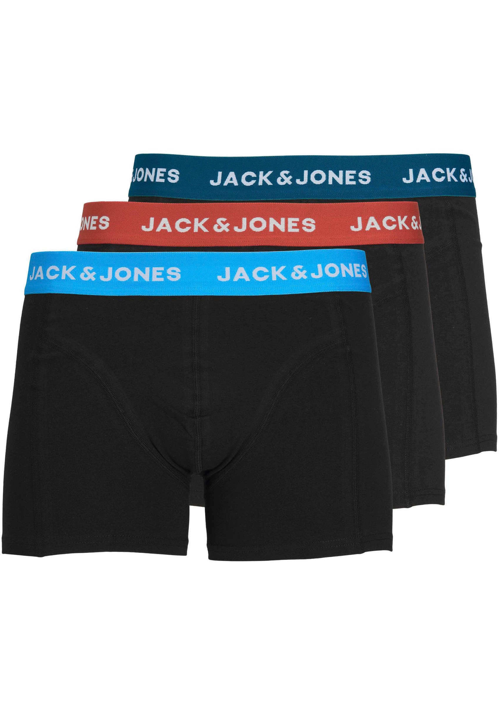 Jack & Jones Junior Boxershorts »JACMARVIN TRUNKS 3 PACK JNR«, (Packung, 3 St.)