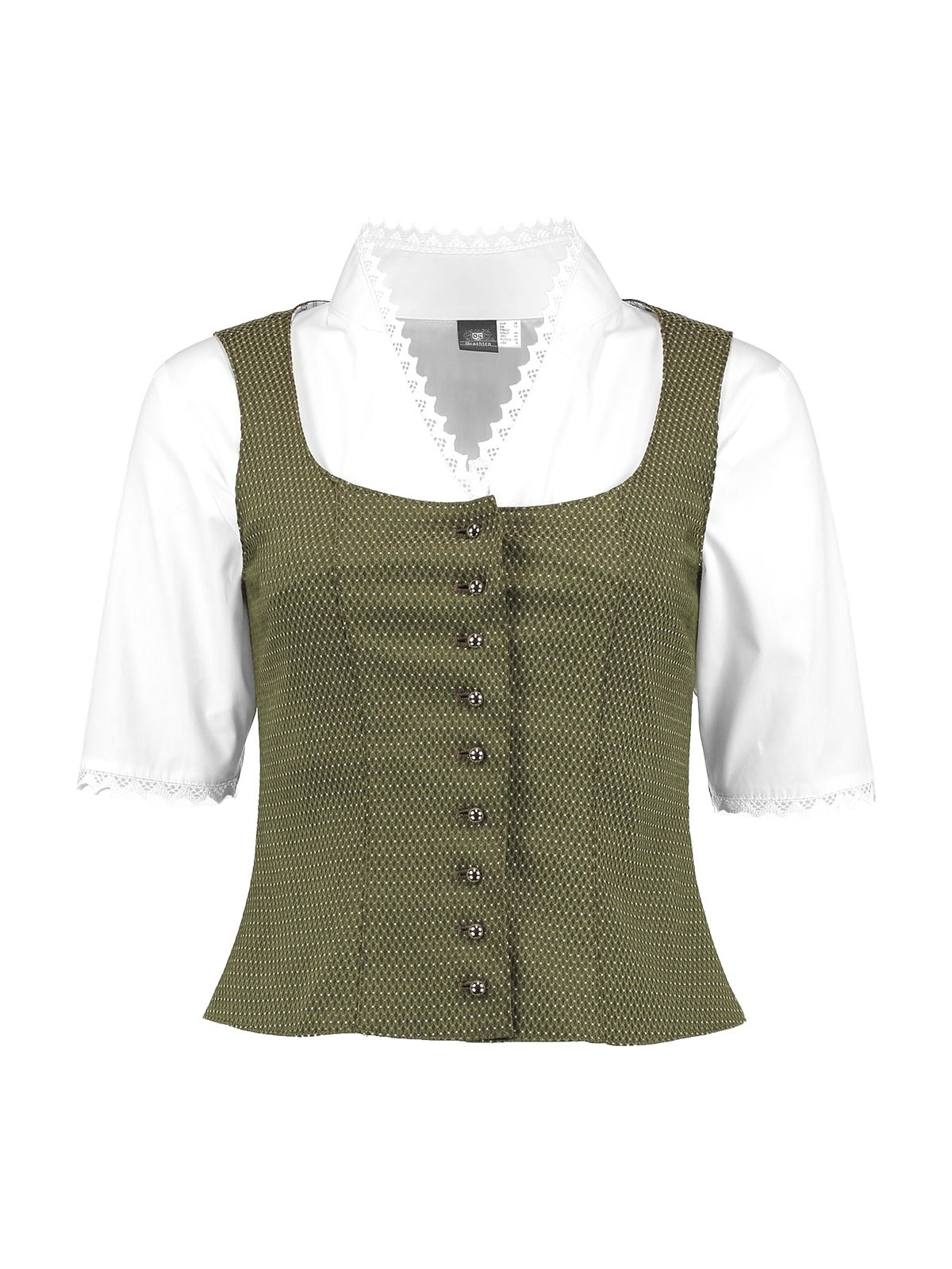 OS-Trachten Trachtenbluse »Mieder 453000-3924«