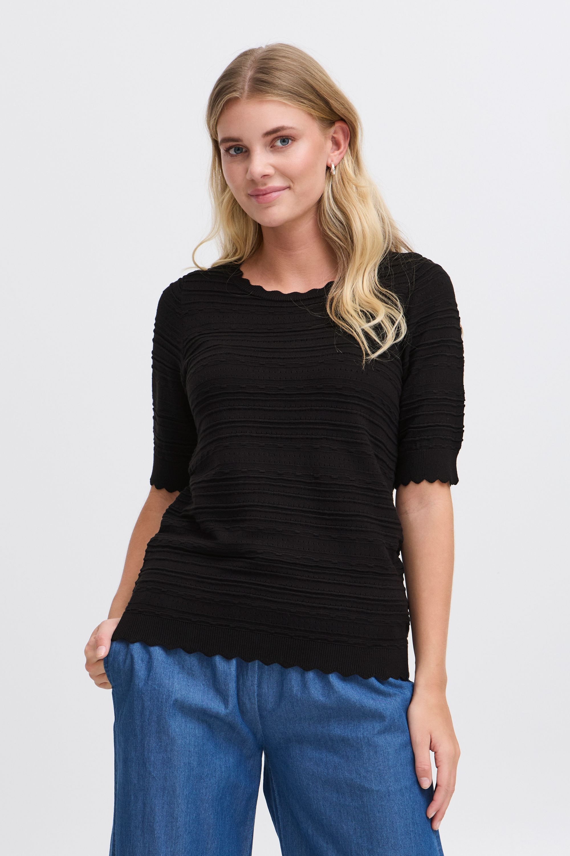fransa Rundhalsshirt »Rundhalsshirt FRLORA«
