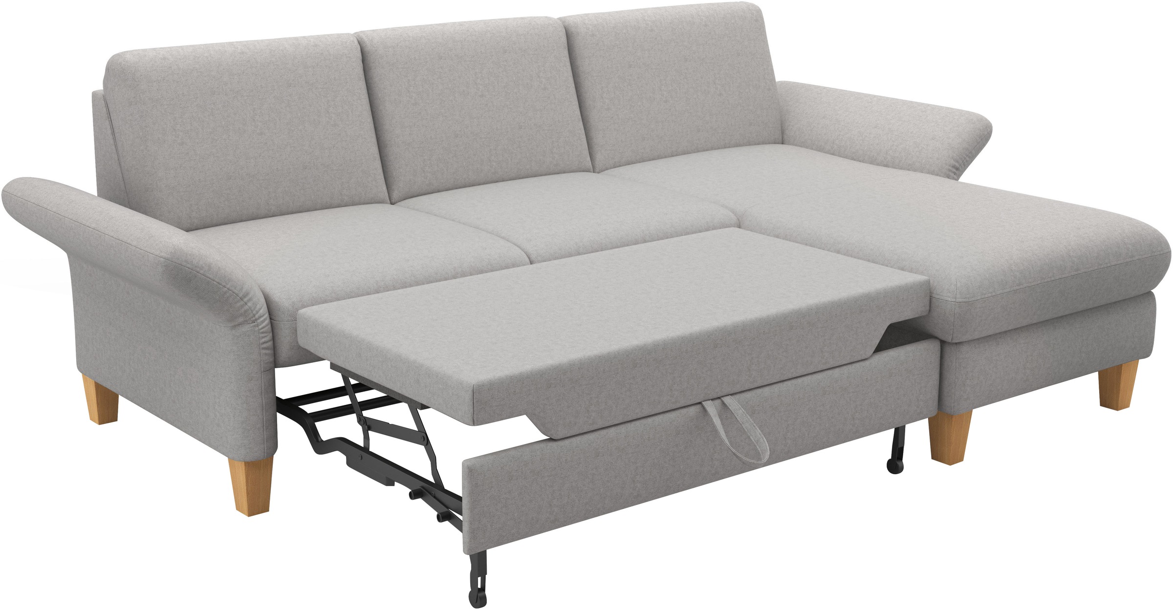 Home affaire Ecksofa »Rochelle, L-Form«, wahlweise mit Armteilverstellung, Bettfunktion und Bettkasten