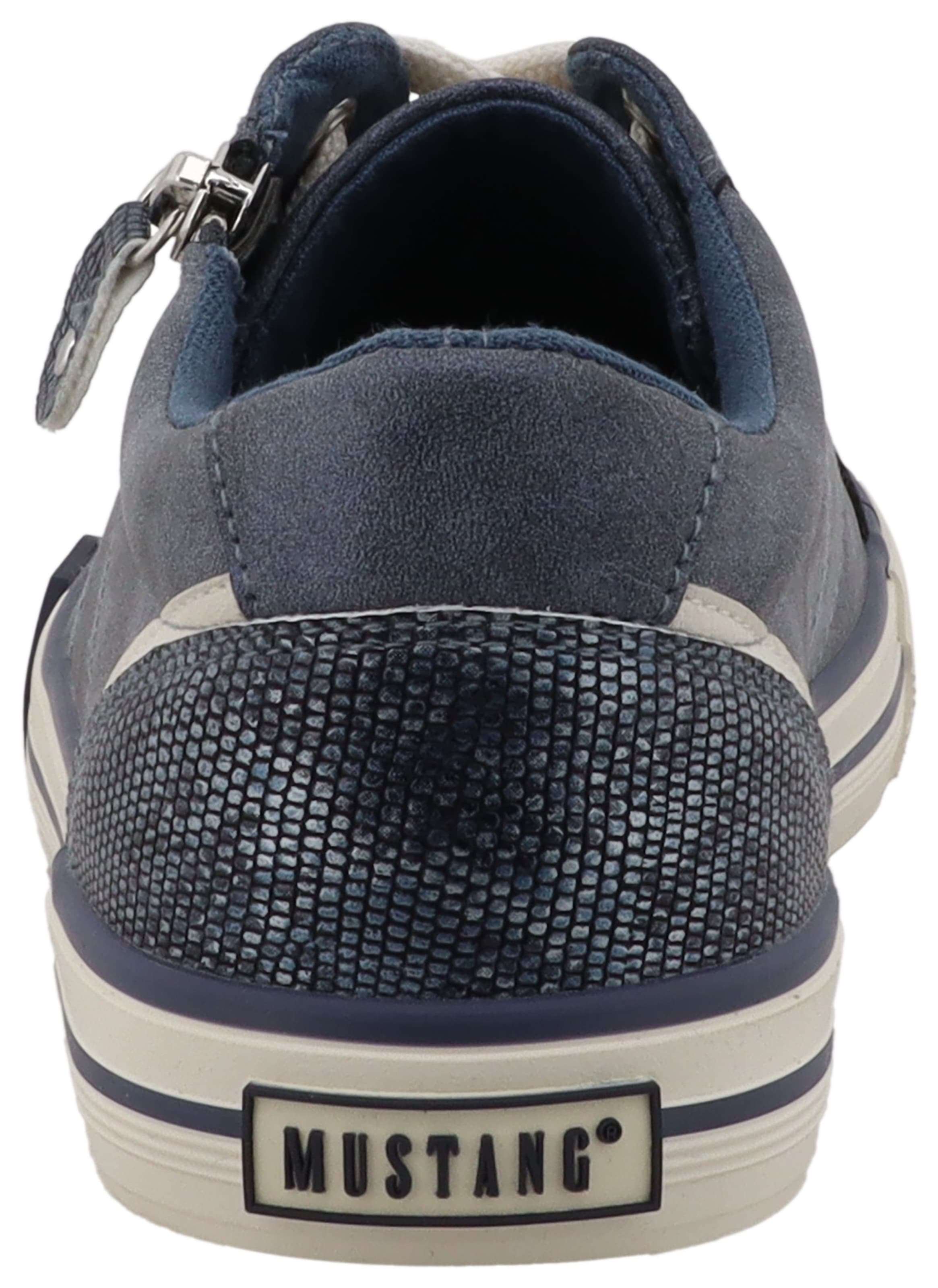 Mustang Shoes Sneaker »Winona«  Freizeitschuh, Halbschuh, Schnürer mit Besatz im Animal-Look