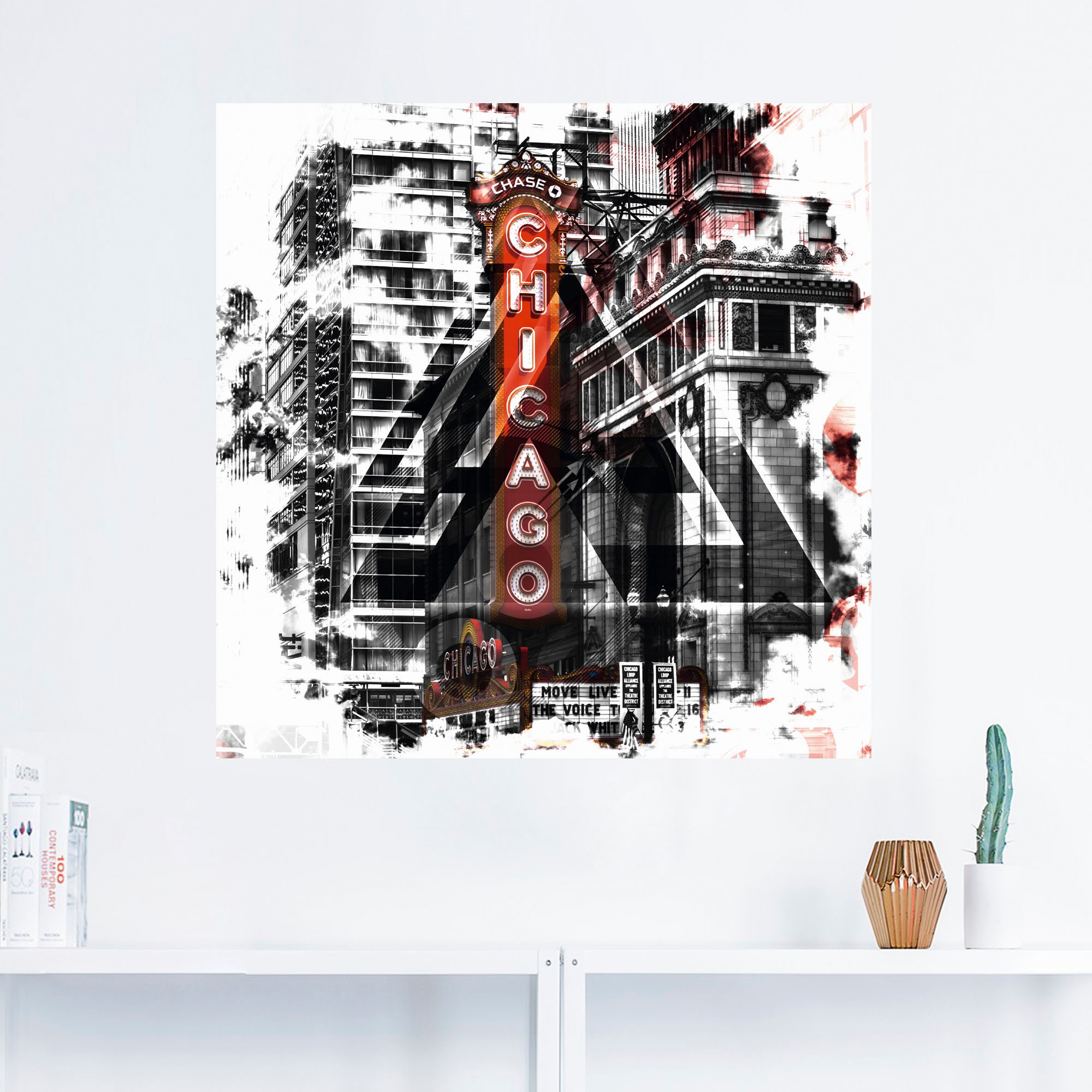 Artland Wandfolie »Chicago II«, Amerika, (1 St.), selbstklebend