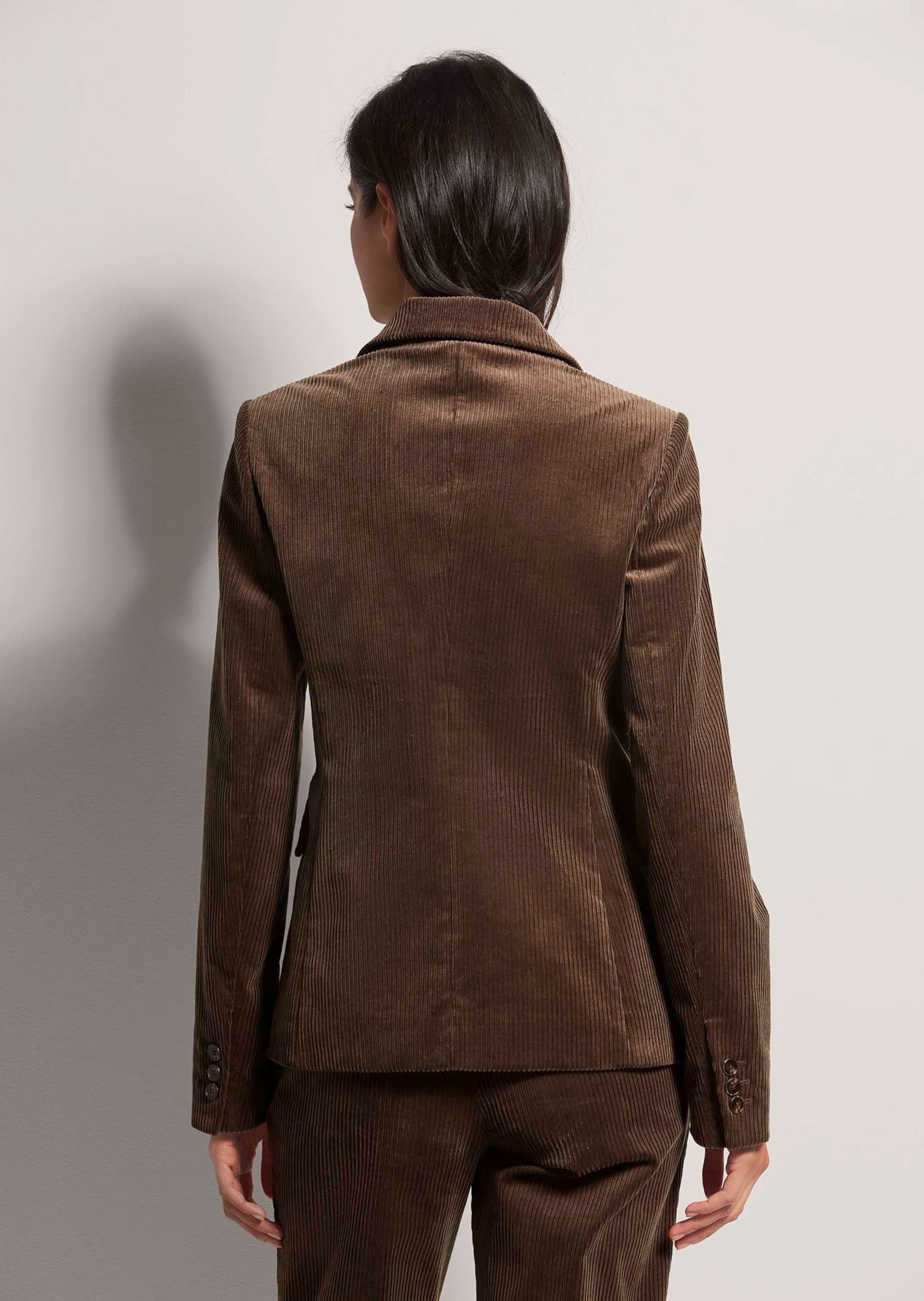 MADELEINE Jerseyblazer »Cordblazer Klassischer Cordblazer mit Reverskragen«