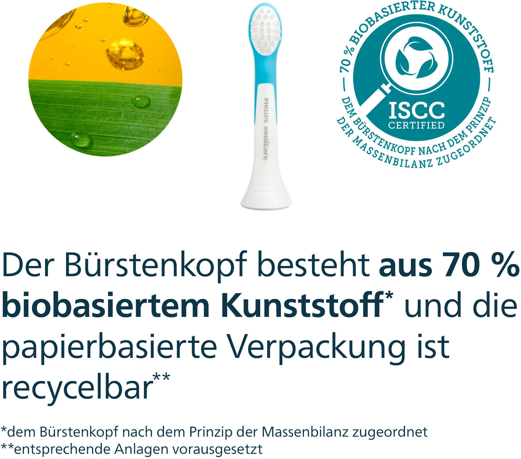 Philips Sonicare Aufsteckbürsten »For Kids«, für Milchzähne geeignet, ab 7 Jahren, für jedes Sonicare Handstück
