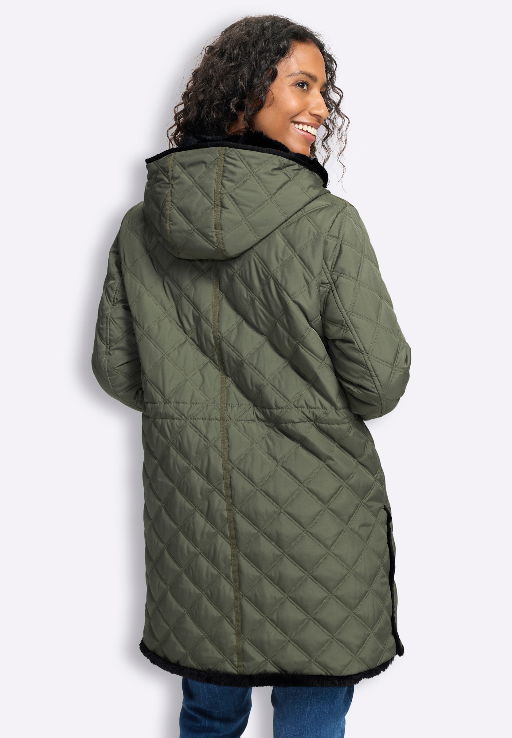 heine Steppjacke »Wendejacke Wendejacke« mit Kapuze