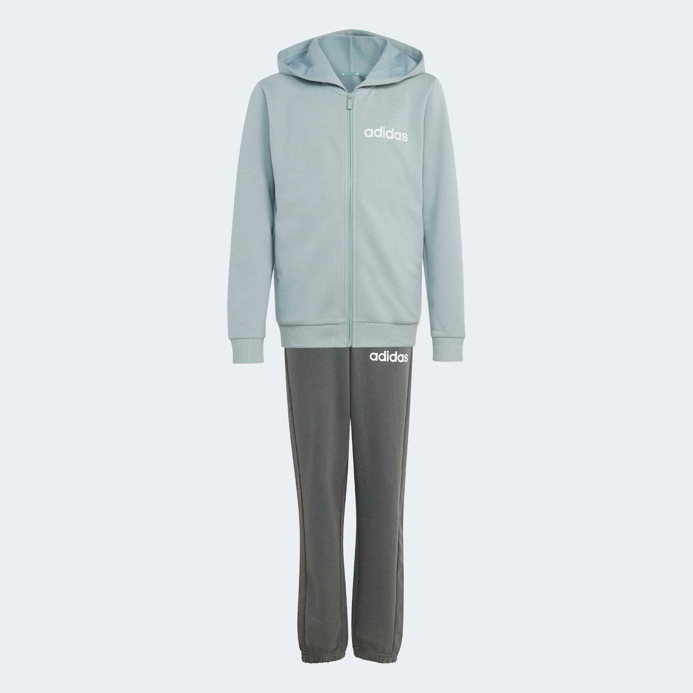 adidas Sportswear Trainingsanzug »ESSENTIALS KINDER« 2 tlg. zweiteilig, aus Baumwolle und Polyester, weiches French Terry