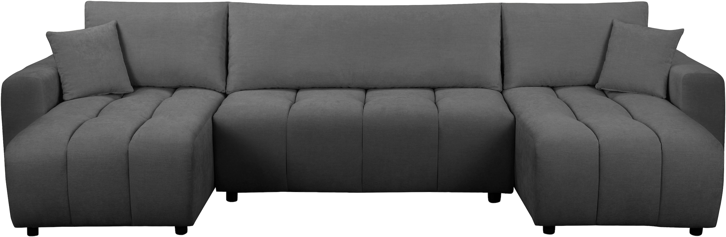 OTTO home Wohnlandschaft »YLVAA U-Form, 311 cm - OTTO. Verlässliche Qualität.« Schlaffunktion (132/269), Bettkasten, Feinstruktur-Bezug