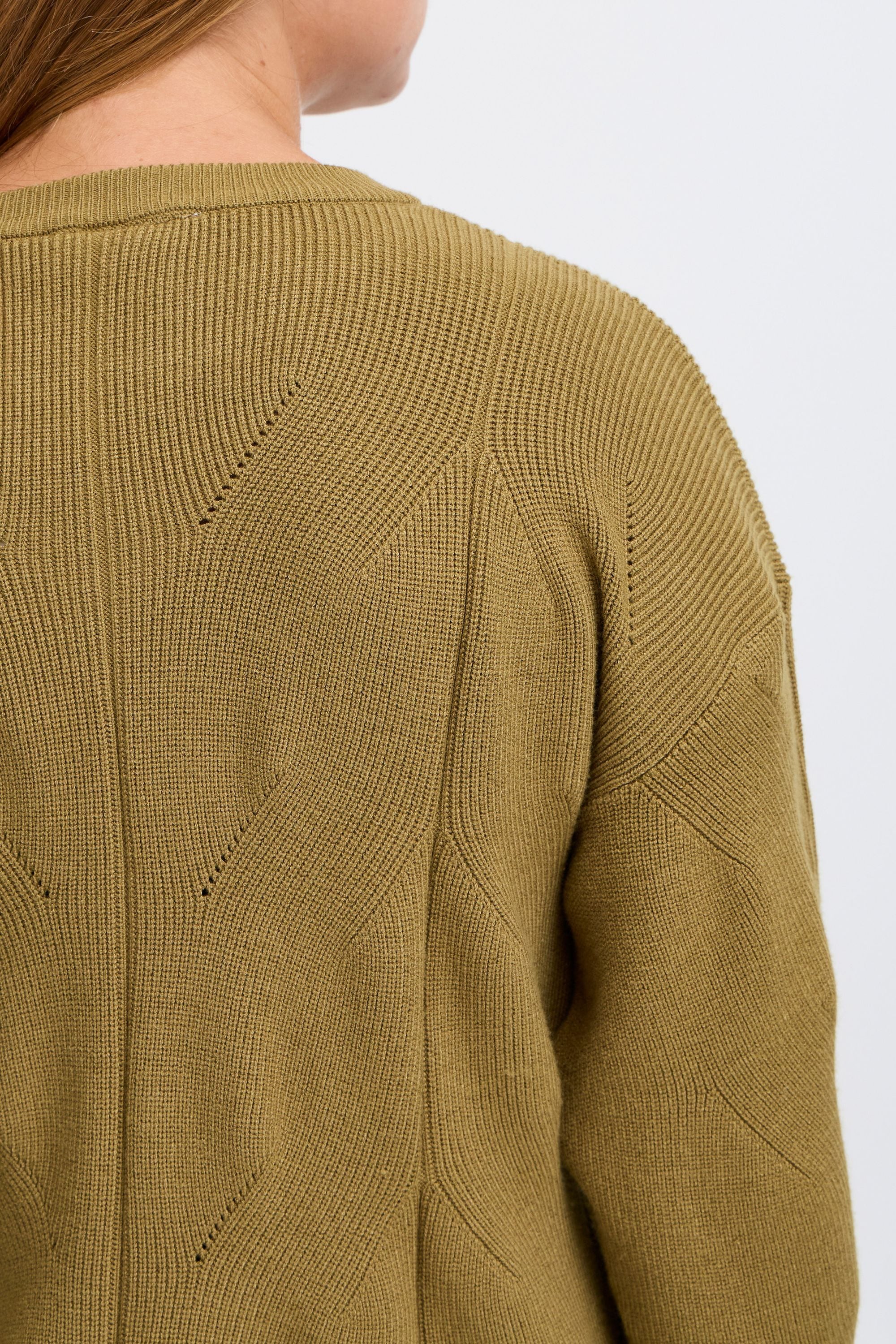 Ichi Strickfleece-Pullover »Strickpullover IHBoston«