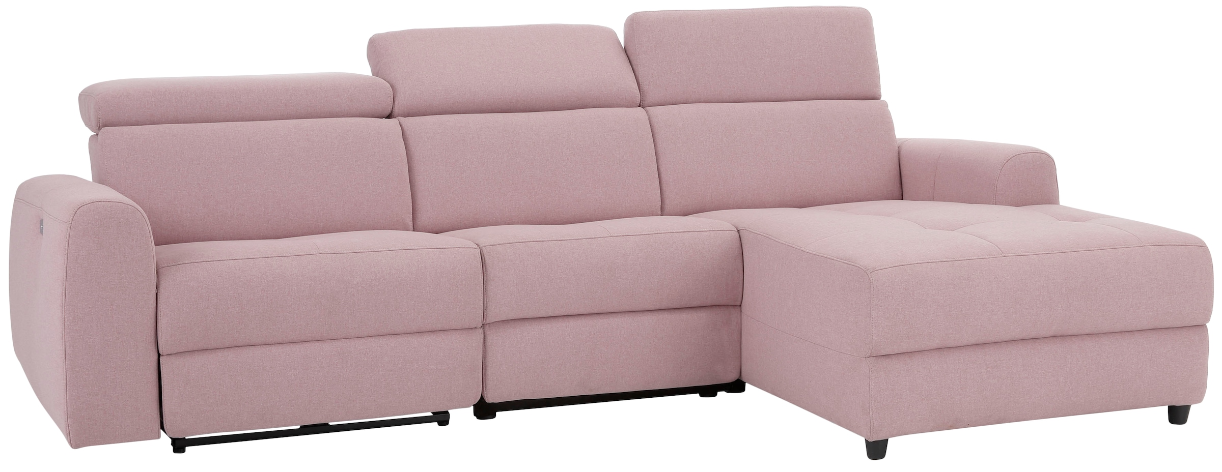 Home affaire Ecksofa »Sentrano, L-Form,«, 275 cm, man. o. elektr. Relaxfunktion und USB/Kopfverstellung