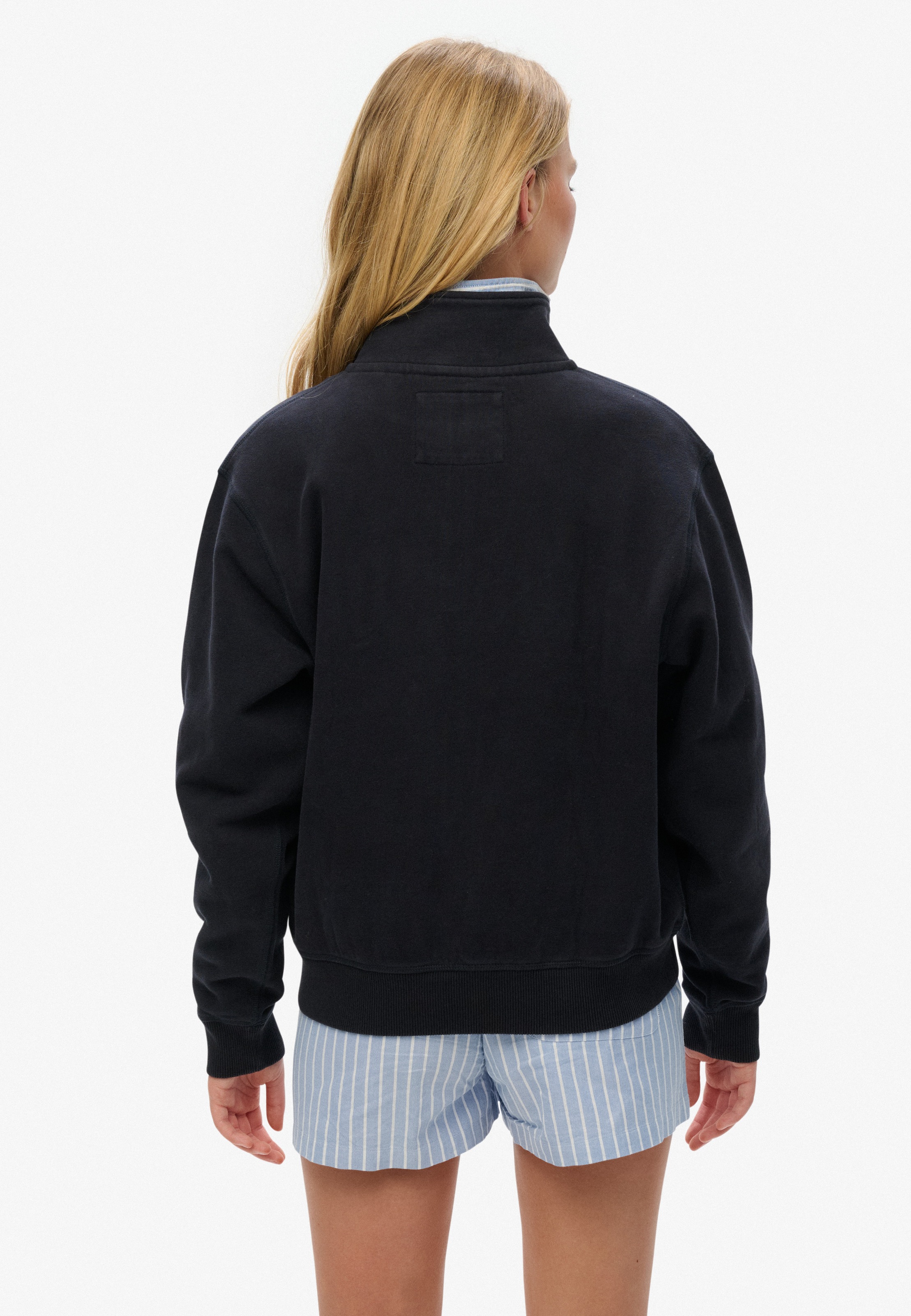 Superdry Sweatshirt »ATHLETIC ESS APPLIQUE HALF ZIP«
