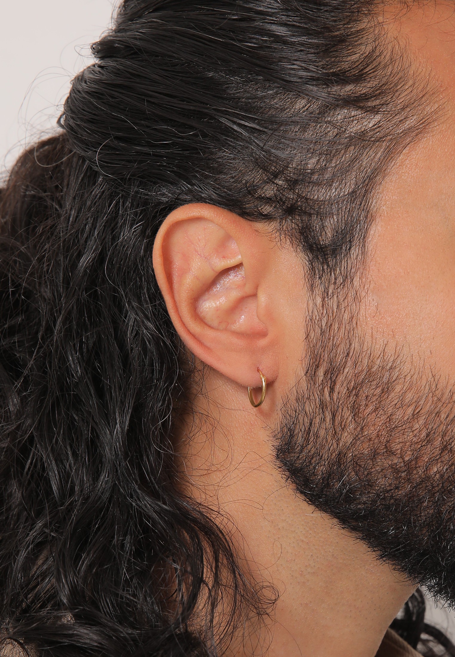 Kuzzoi Paar Creolen »Ohrringe Herren Creolen Basic (4 tlg) 925 Silber«