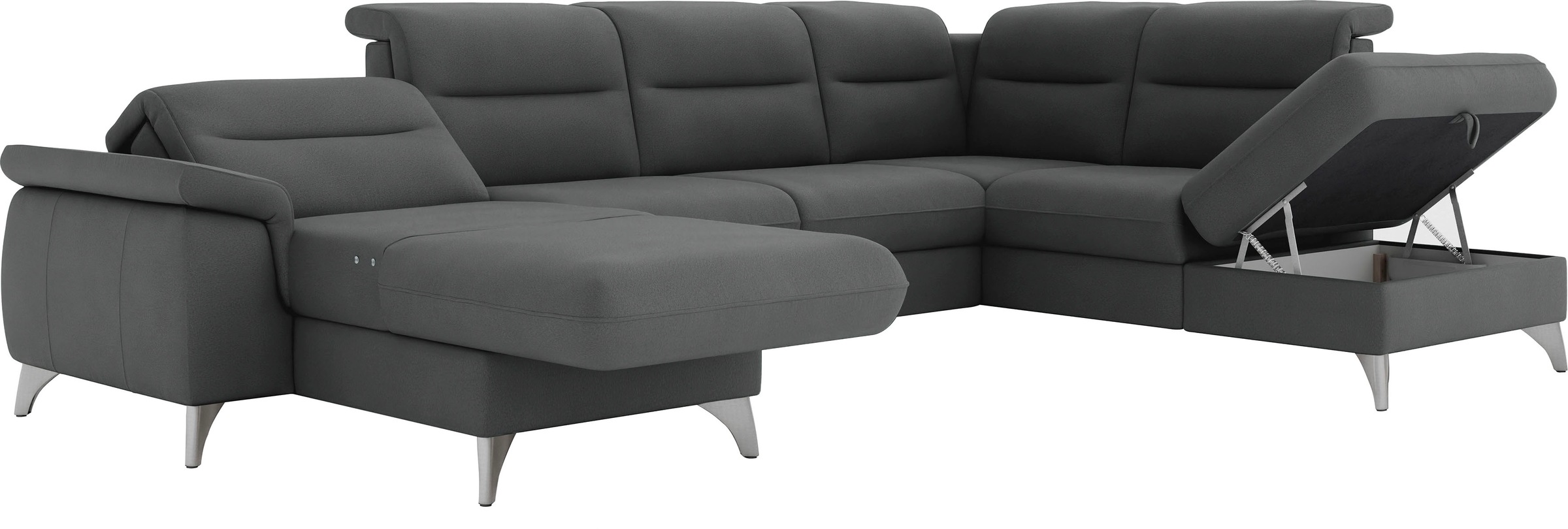 sit&more Wohnlandschaft »Astoria U-Form«, wahlweise mit motorischer Relaxfunktion