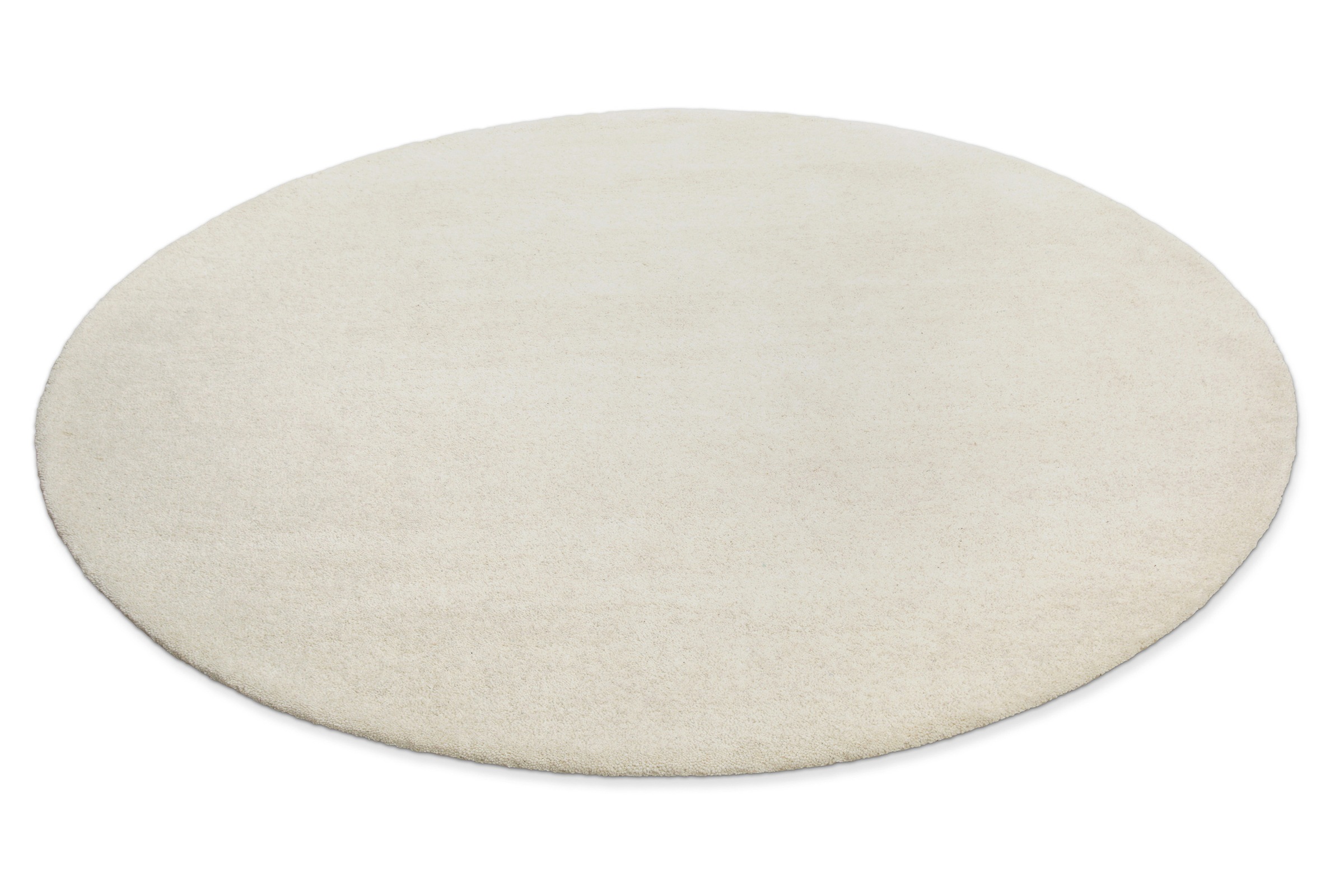 Wecon home Wollteppich »Hamptons FORTYTHREE«, rund, 20 mm Höhe, Schurwolle, Kurzflor, Wohnzimmer, Schlafzimmer, elegant, robust