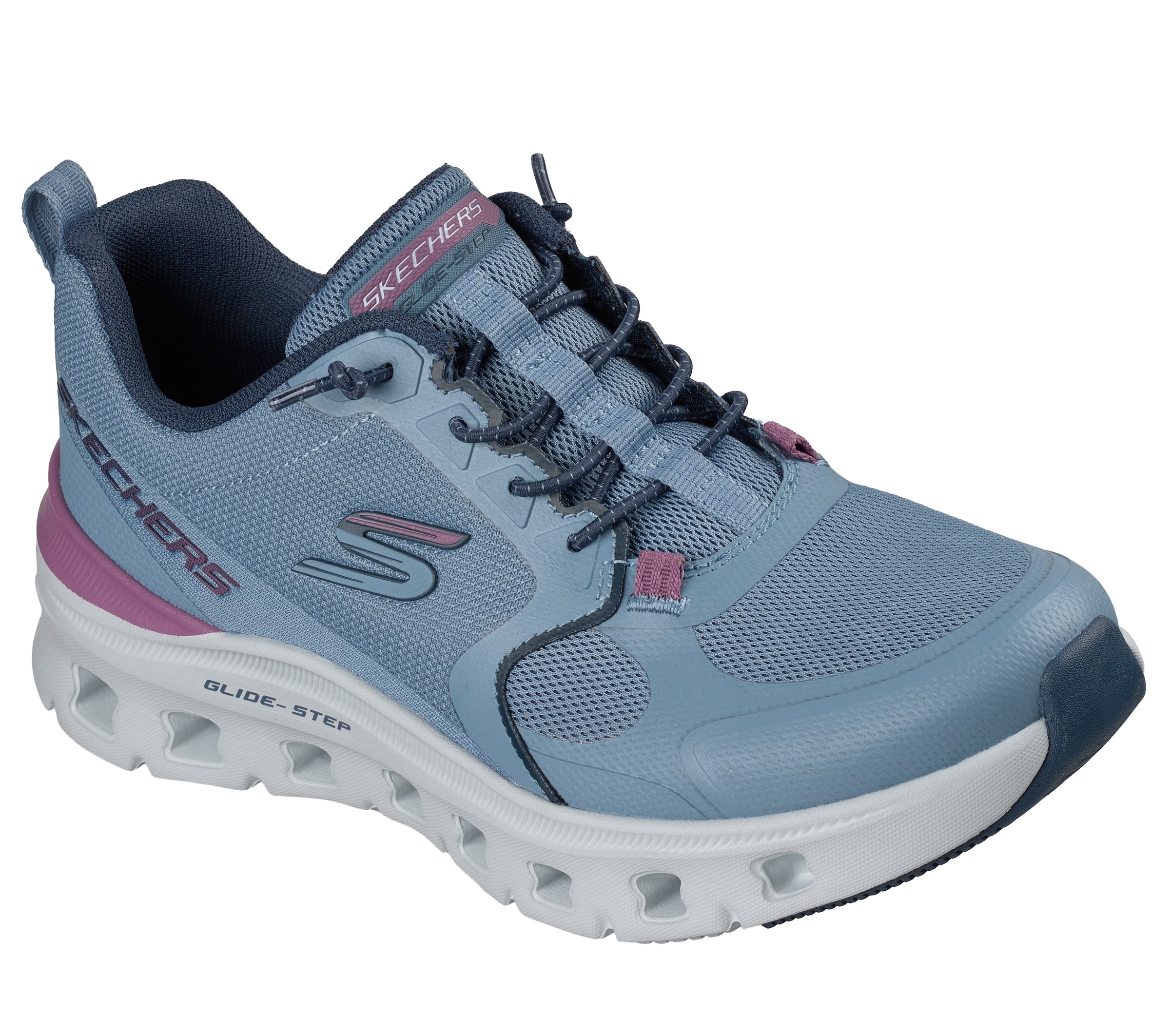 Skechers Slip-On Sneaker »GLIDE-STEP PRO«  Schlupfschuh, Halbschuh, Freizeitschuh, mit elastischen Schnürsenkeln