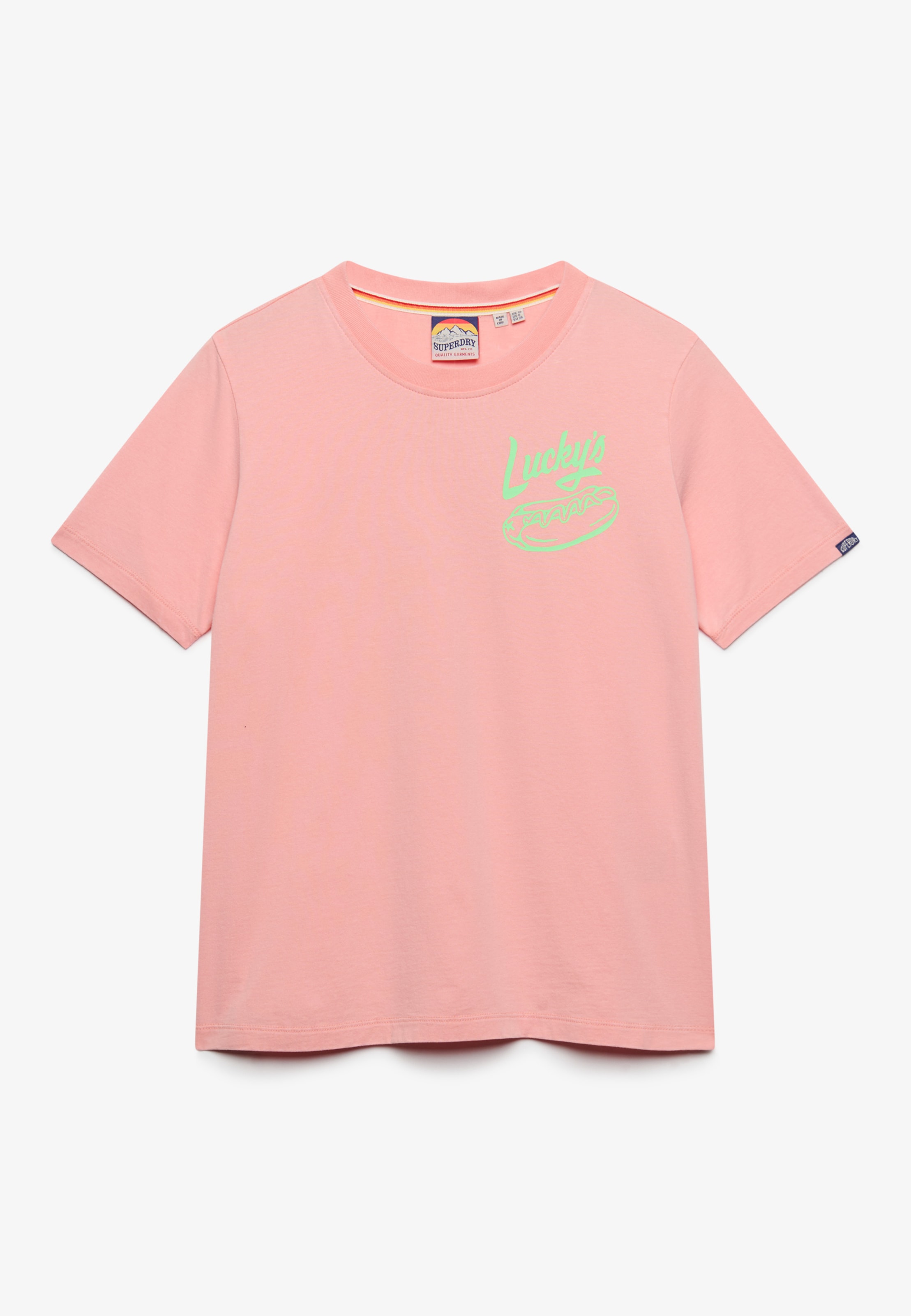 Superdry Print-Shirt »ROADSIDE TRADE RELAXED TEE« aus Baumwolle in Single Jersey, Relaxed Fit, Kurzarm