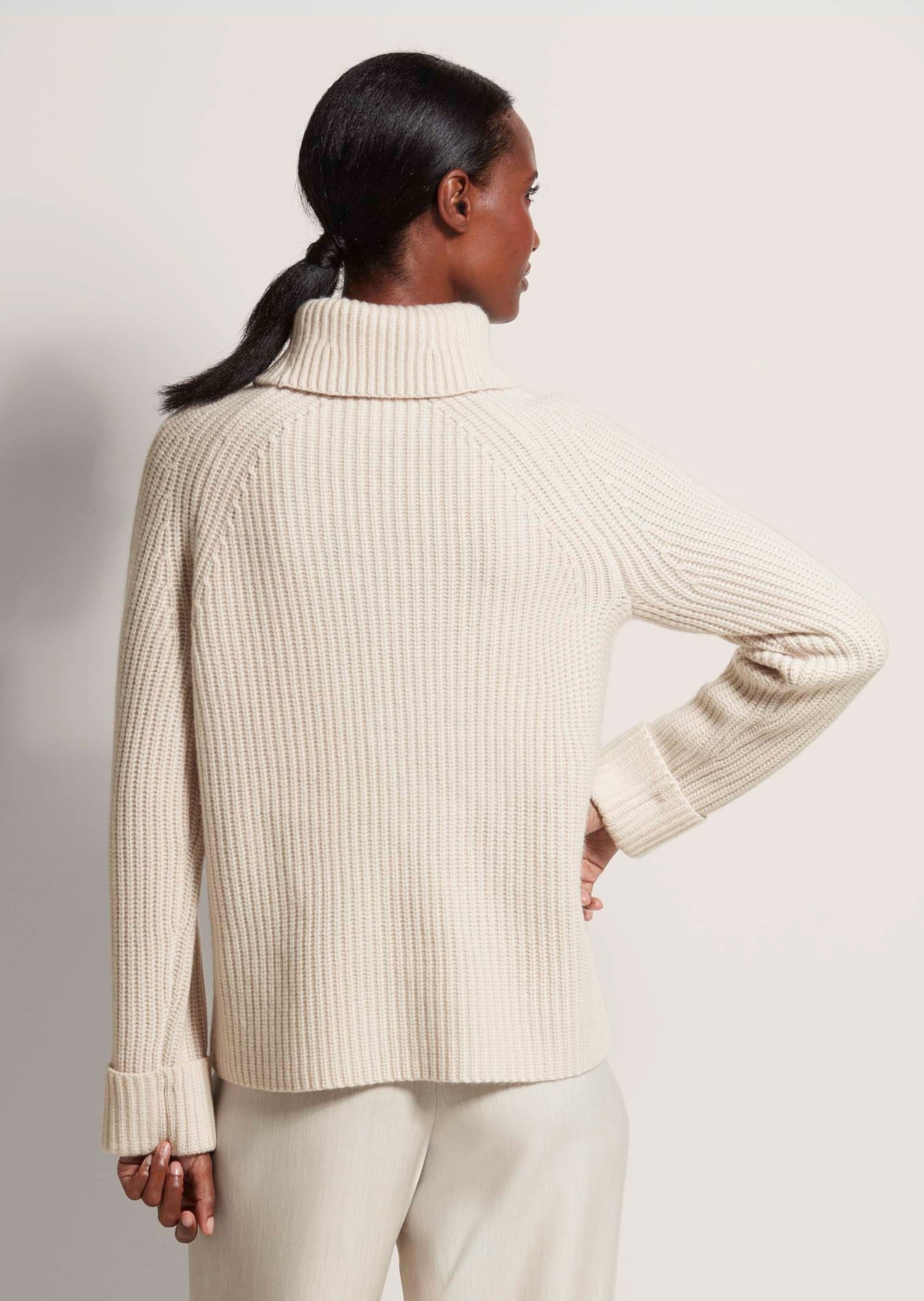 MADELEINE Longpullover »Strickpullover Rollkragen-Pullover aus Kaschmir-Mix«
