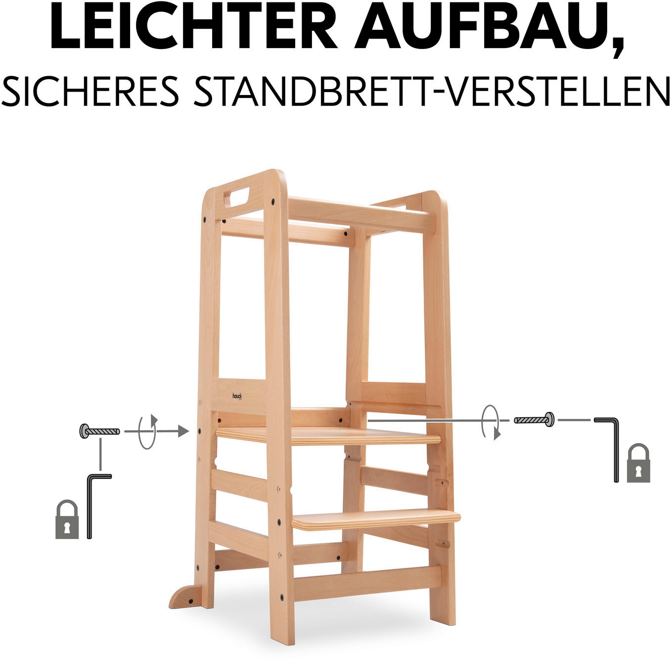 Hauck Stehhilfe »Lernturm Learn N Explore, Natural«, FSC® - schützt Wald - weltweit