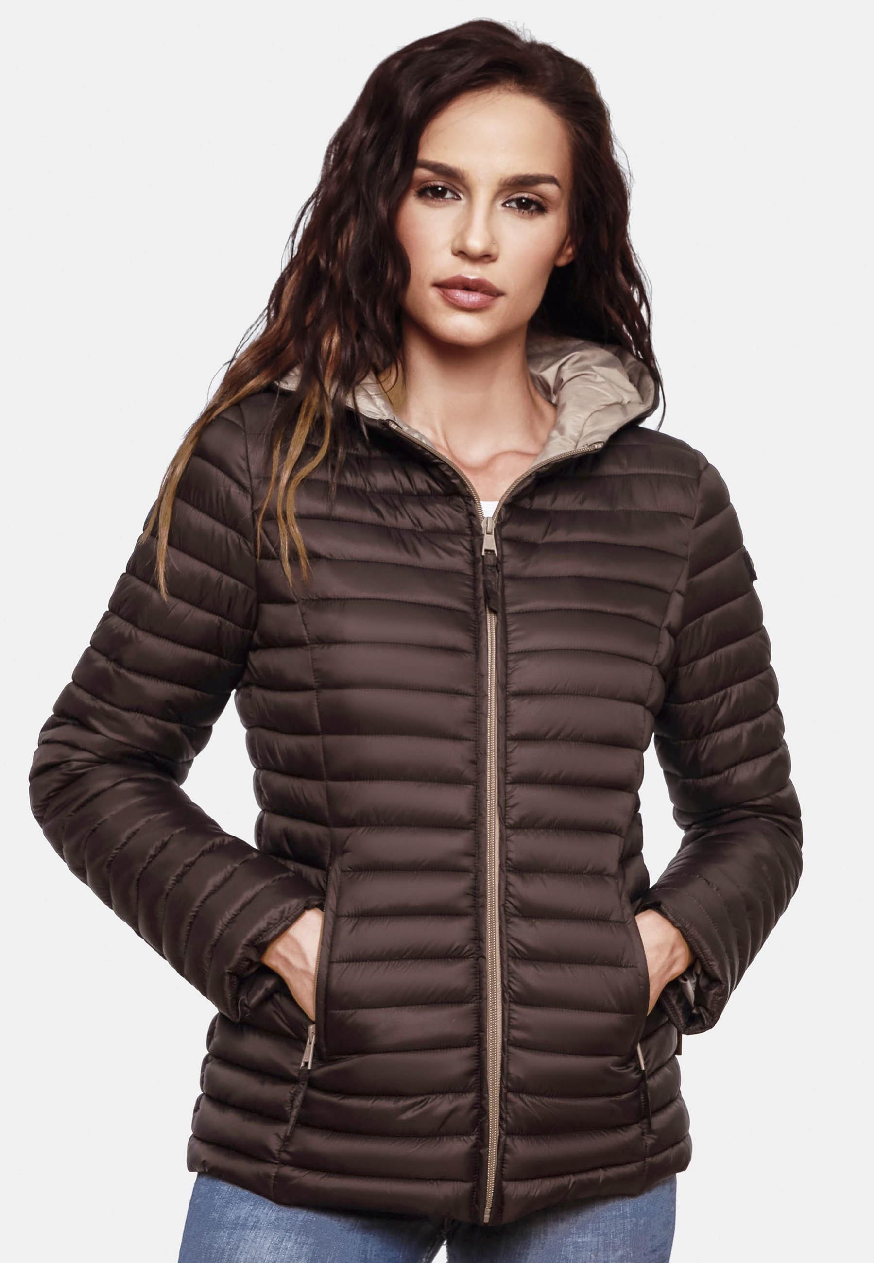 Marikoo Steppjacke »Übergangsjacke Asraa« mit Kapuze