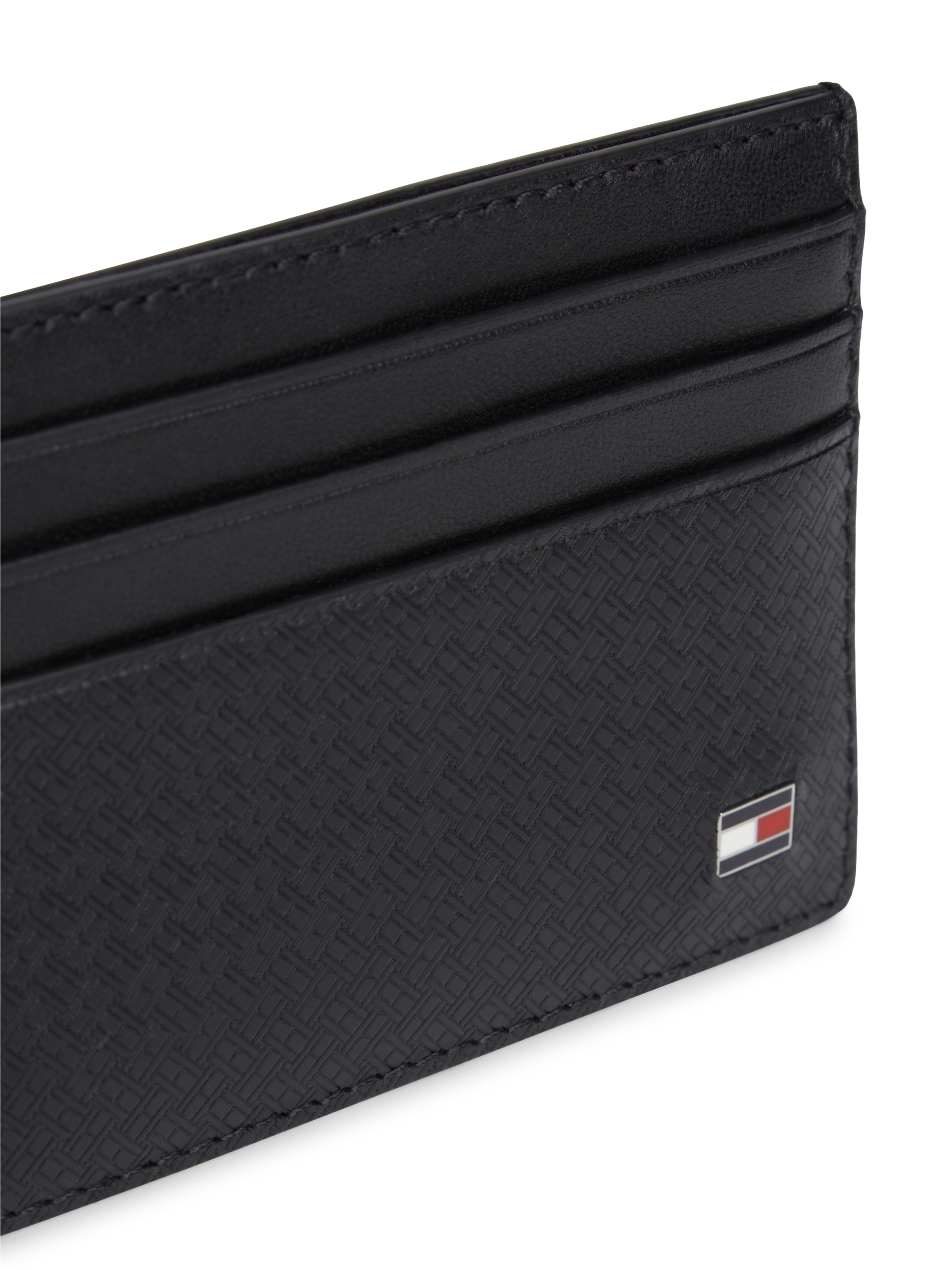 Tommy Hilfiger Kartenetui »TH EMBOSS CC HOLDER« Unisex, Mini-Geldbeutel, Portemonnaie mit Monogramm-Prägung