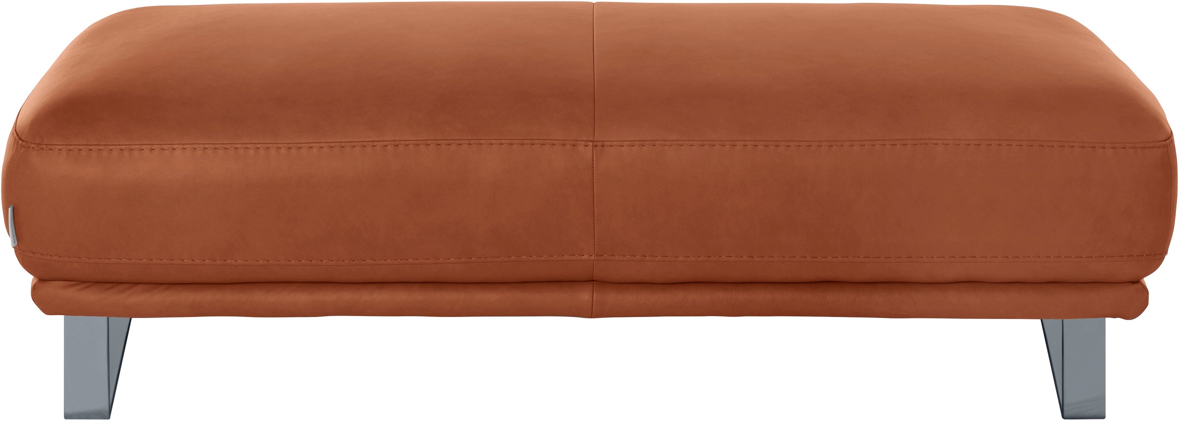 W.SCHILLIG Hocker »montanaa«, mit Metallkufen in Silber matt, Breite 141 cm