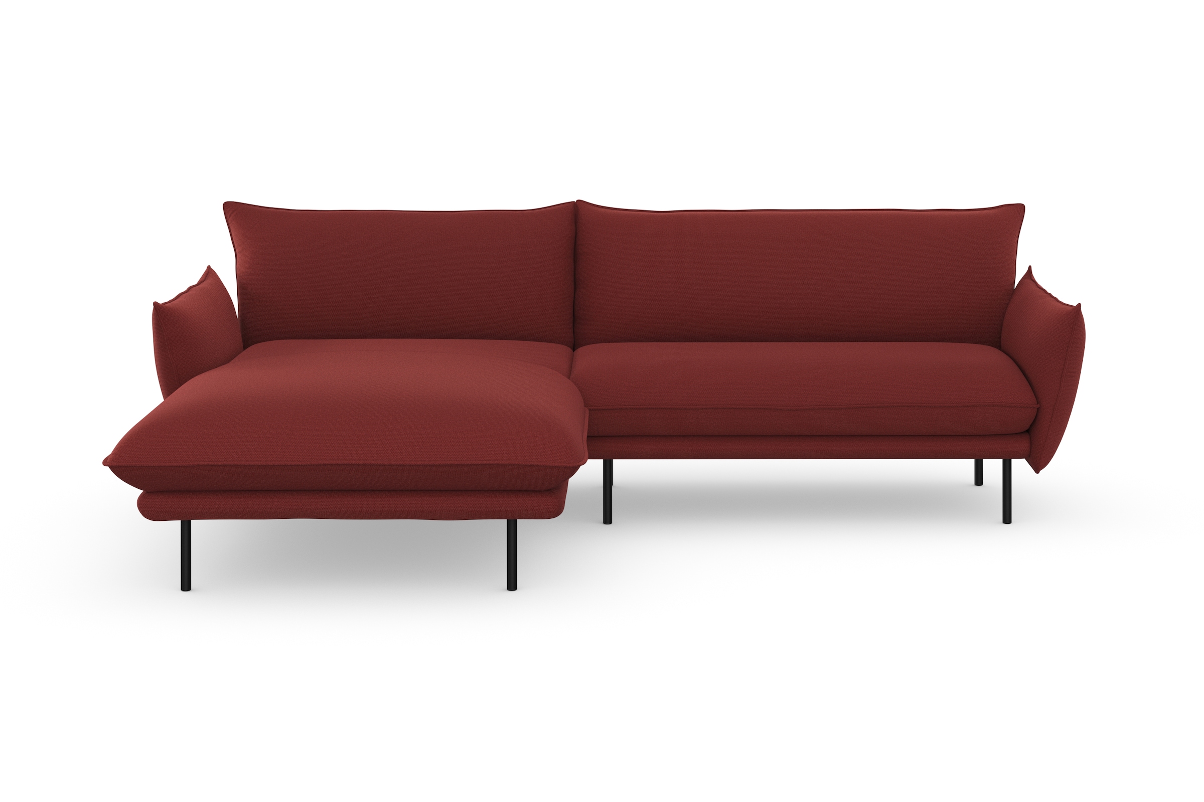 andas Ecksofa »Stine L-Form«, Besonderes Design durch Kissenoptik und Keder, by Morten Georgsen