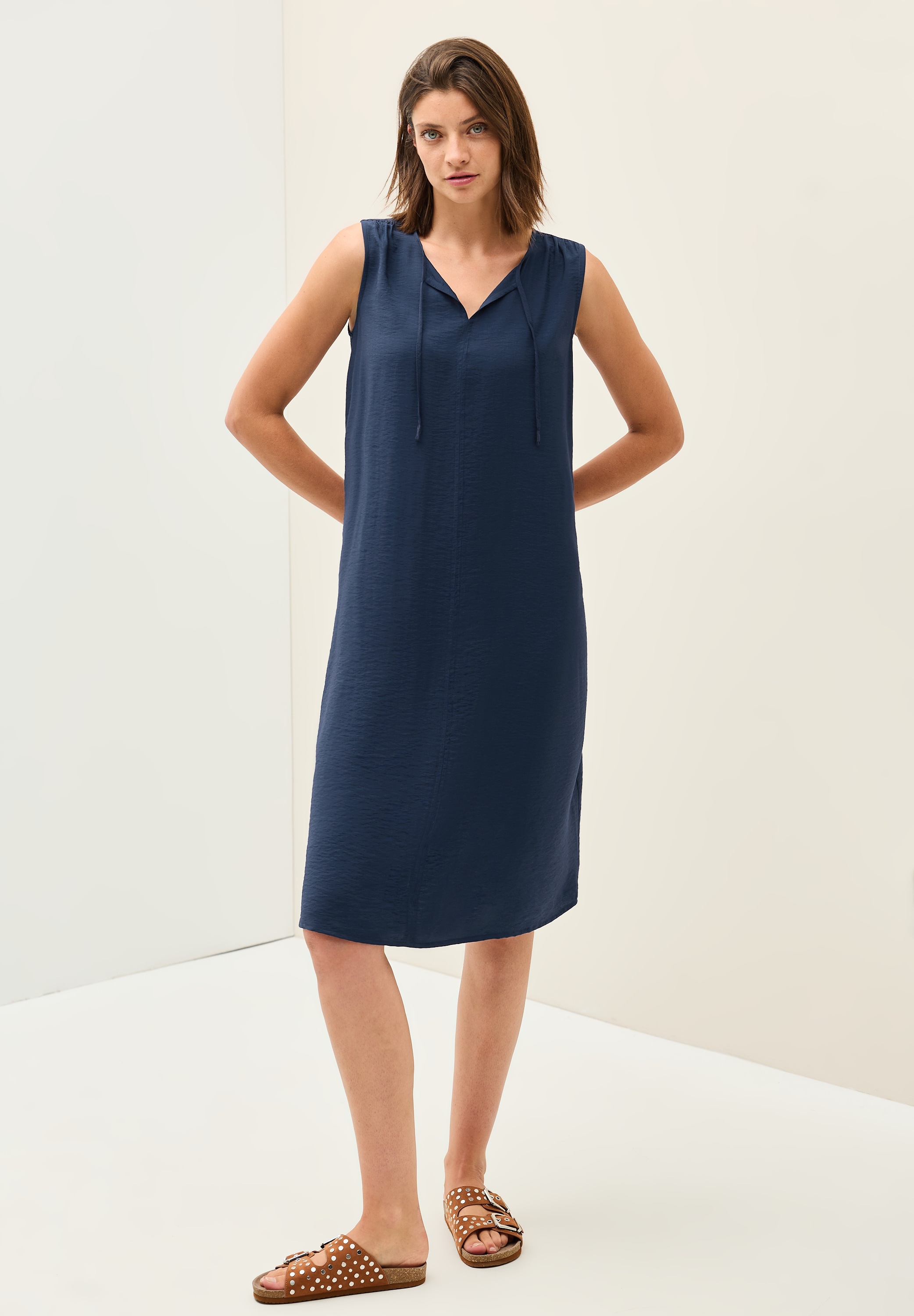 Cecil Tunikakleid, Sommerkleid mit Bändern am Ausschnitt