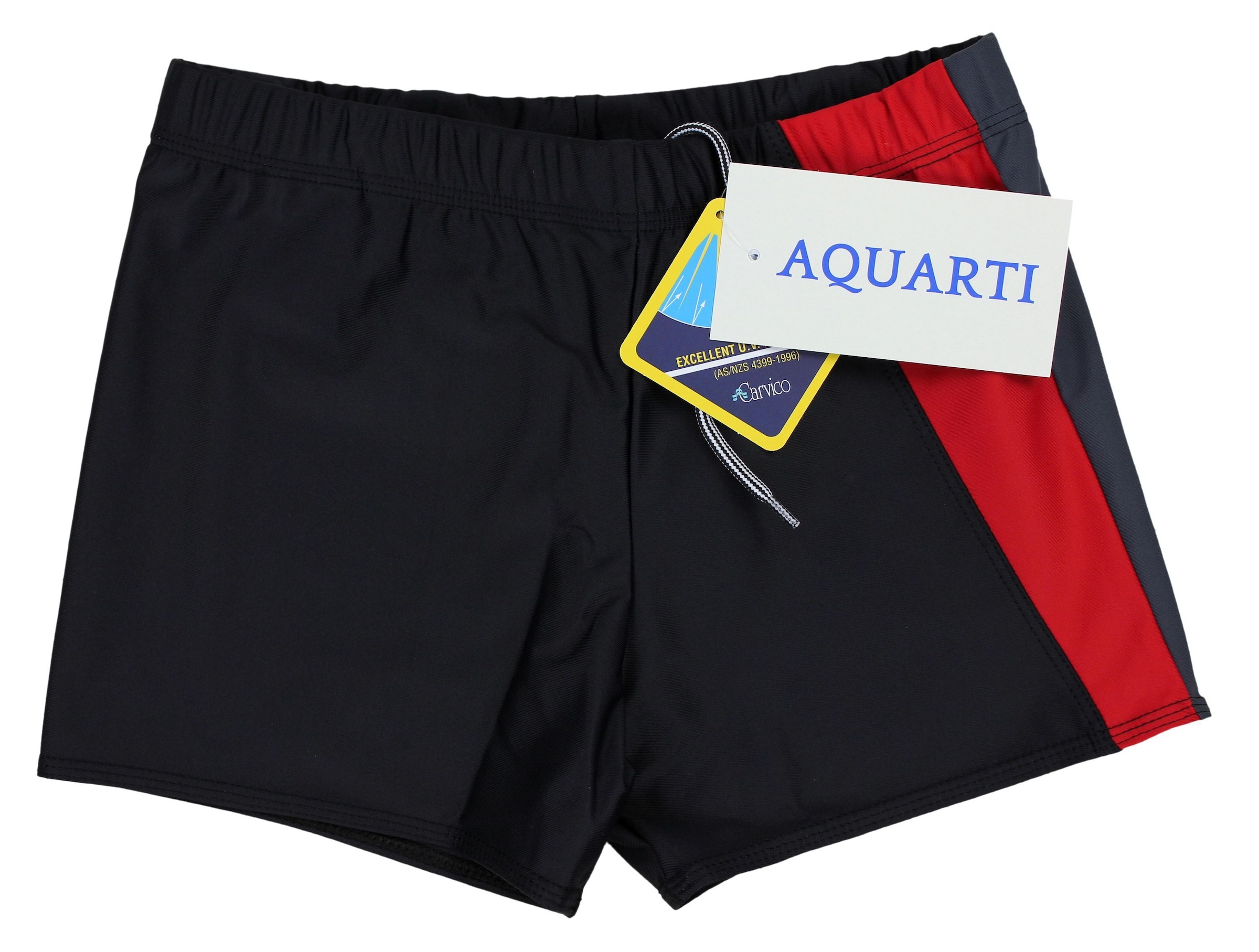 AQUARTI Badehose »Badehose Herren Badehose Kurz mit Seitlichem Streifen«